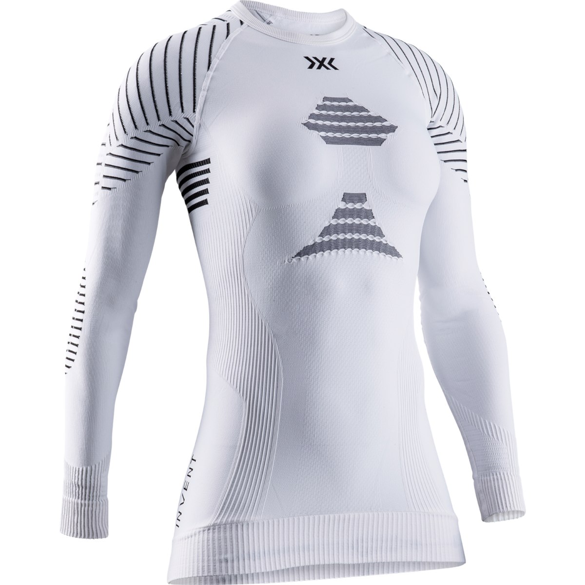 Produktbild von X-Bionic Invent 4.0 Langarm-Unterhemd für Damen - white/black