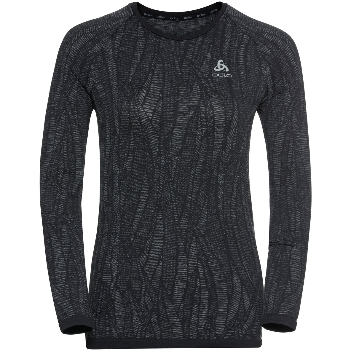 Produktbild von Odlo Blackcomb Light Langarm-Unterhemd Damen - black - space dye