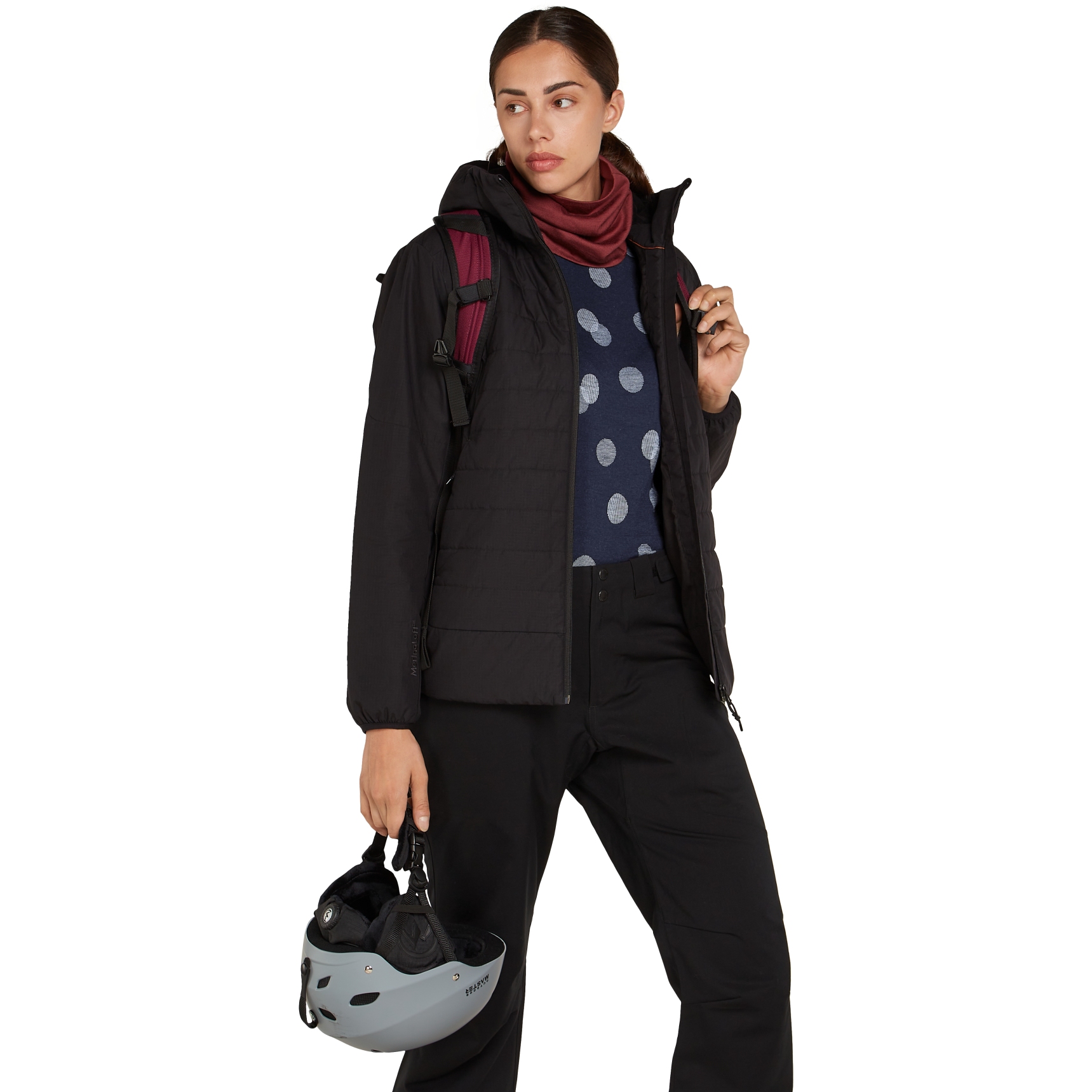 Icebreaker Merino 260 Vertex Thermo-Langarmshirt Falling Flakes