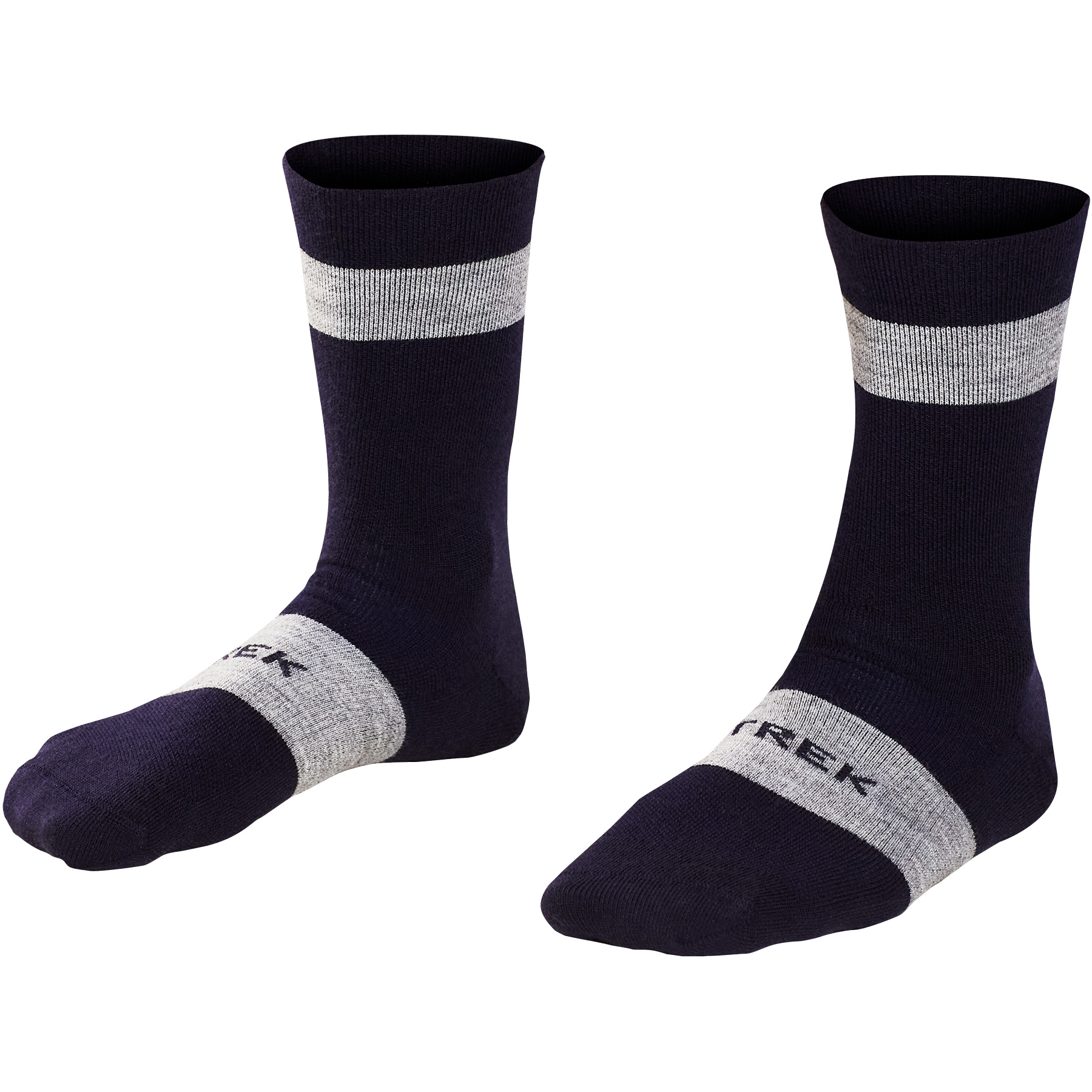 Productfoto van Trek Race Crew Merino Wool Cycling Socks - Deep Dark Blue