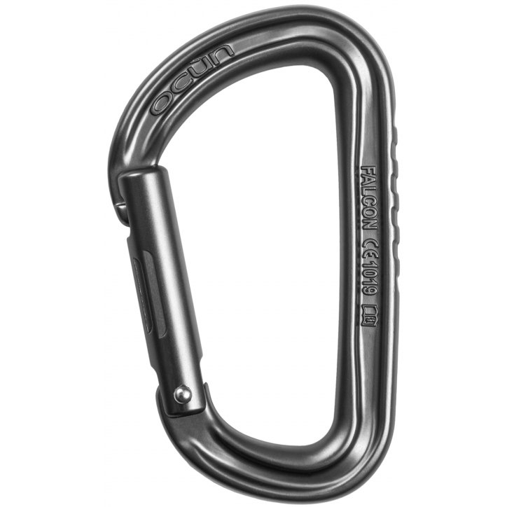 Picture of Ocún Falcon Straight Carabiner - anthracite/anthracite
