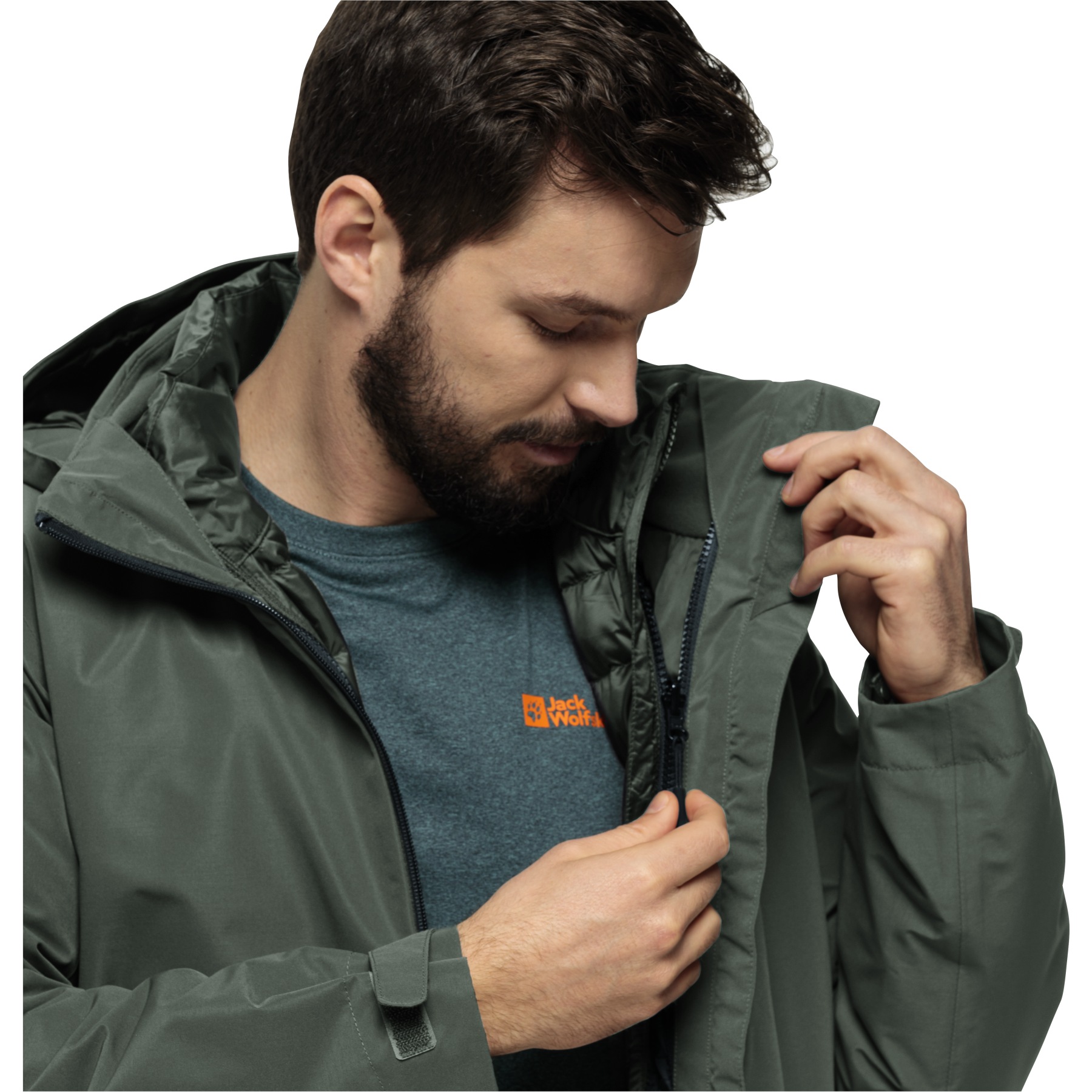 Jack wolfskin hot sale green jacket