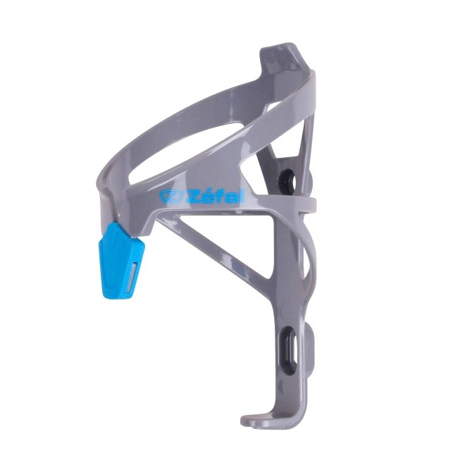 Zéfal Pulse A2 Bottle Cage grau/cyan