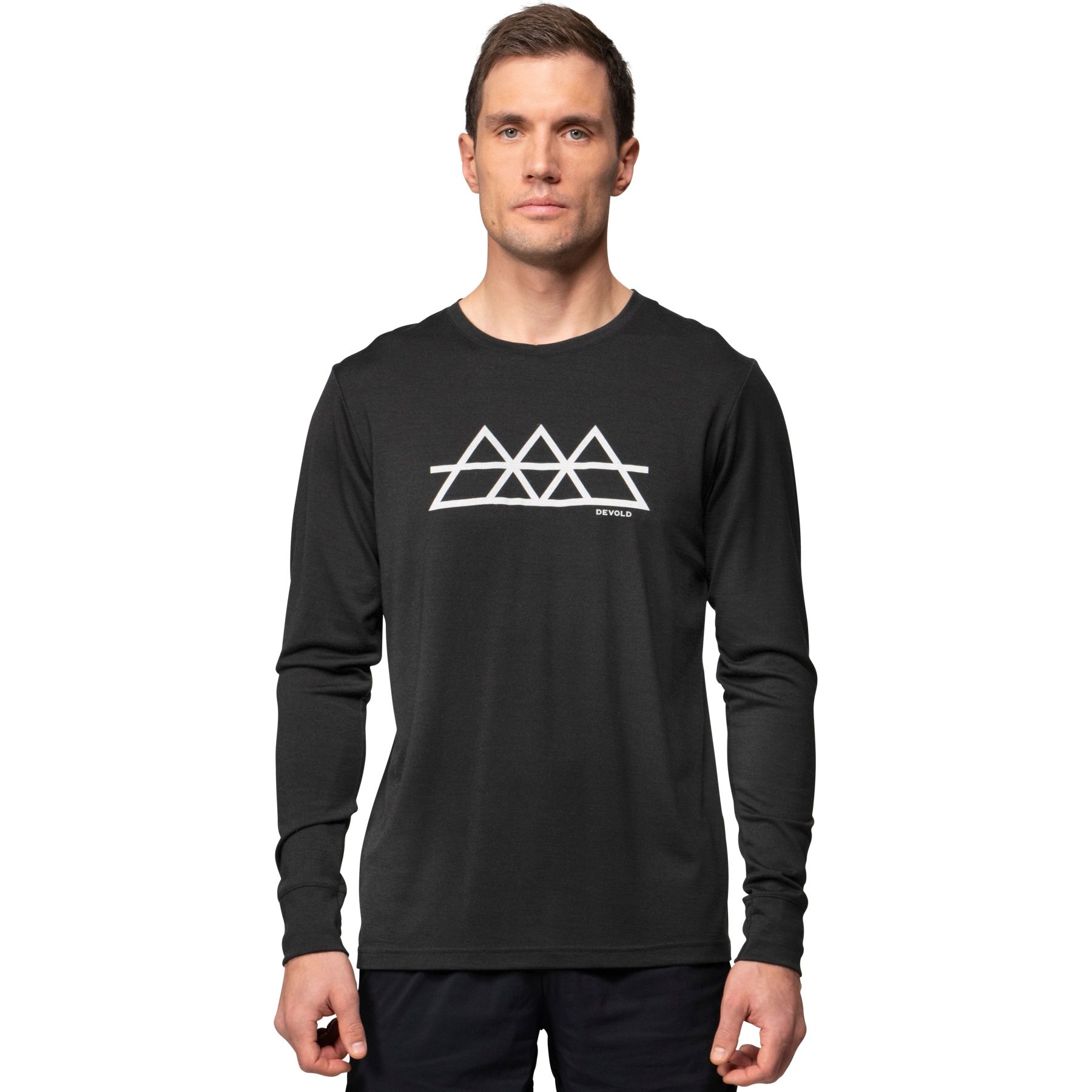 Immagine prodotto da Devold Maglia a Maniche Lunghe Uomo - Classic Tripple - 950A Black