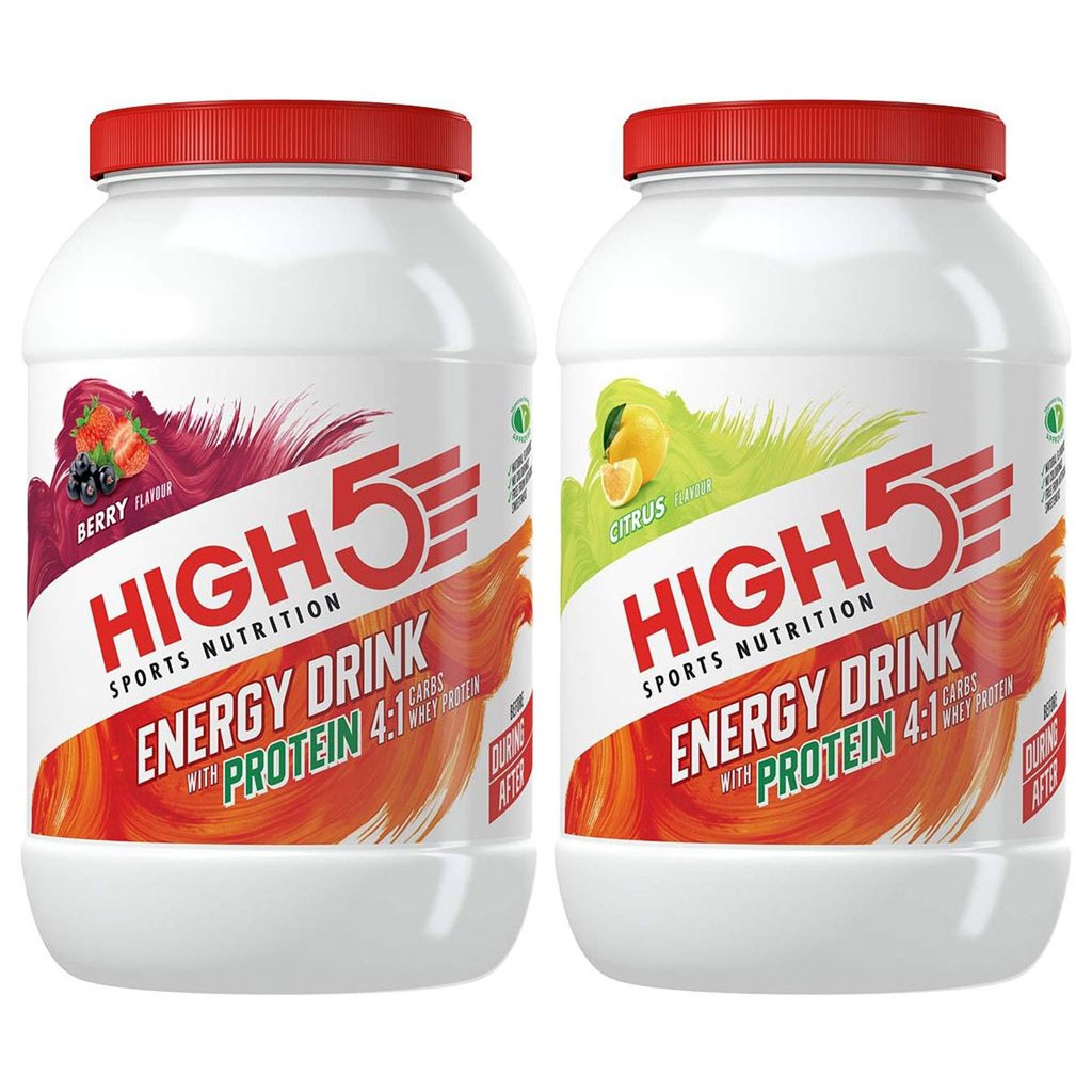 Picture of High5 Energy Drink with Protein &amp; Carbohydrates - Beverage Powder - 1600g