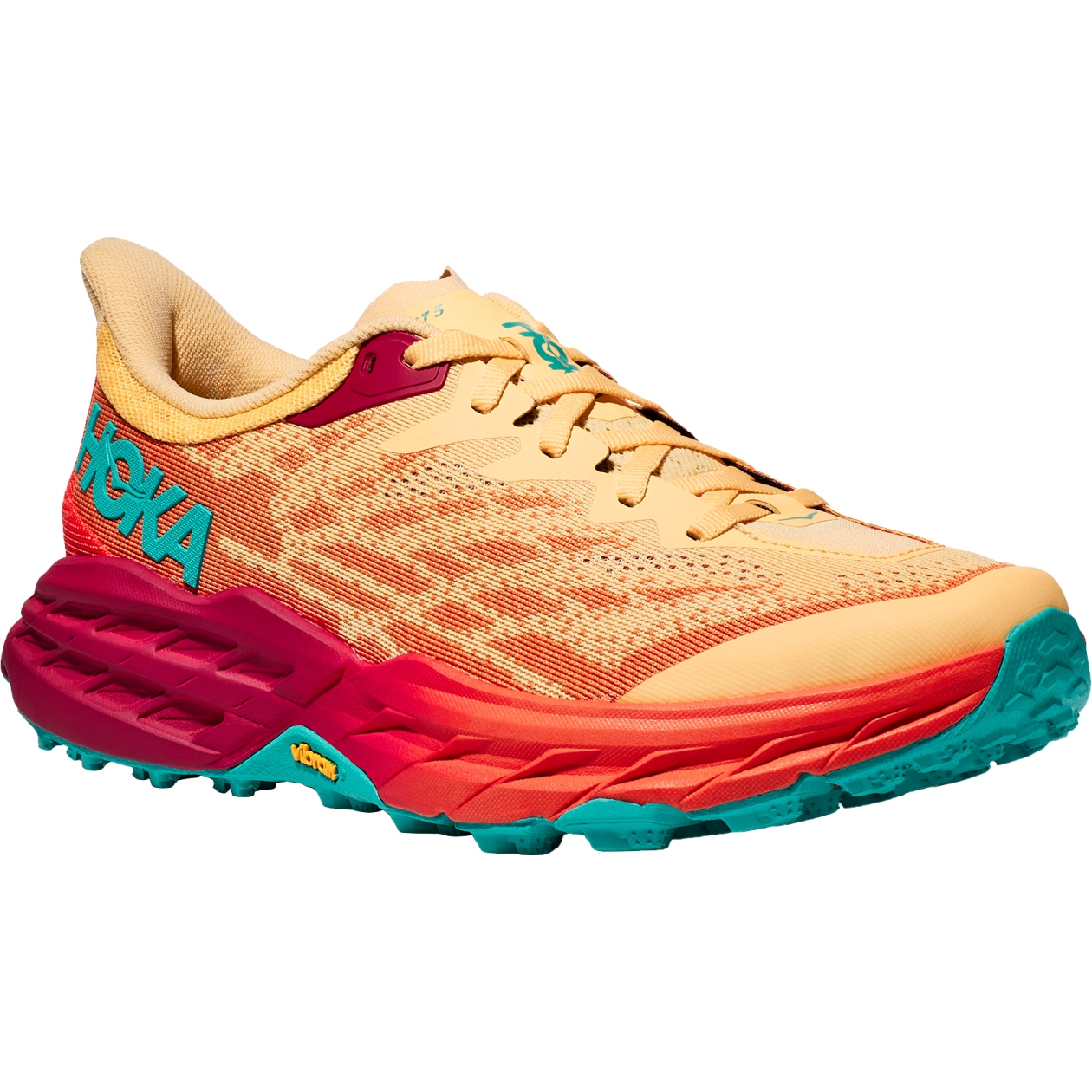 Picture of Hoka Speedgoat 5 Women&#039;s Running Shoes - impala / flame