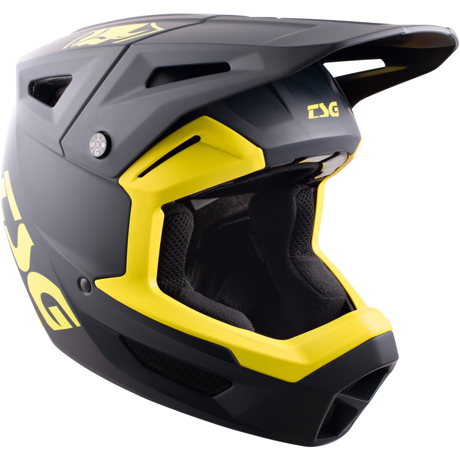 Produktbild von TSG Sentinel Solid Color Helm - satin blue yellow