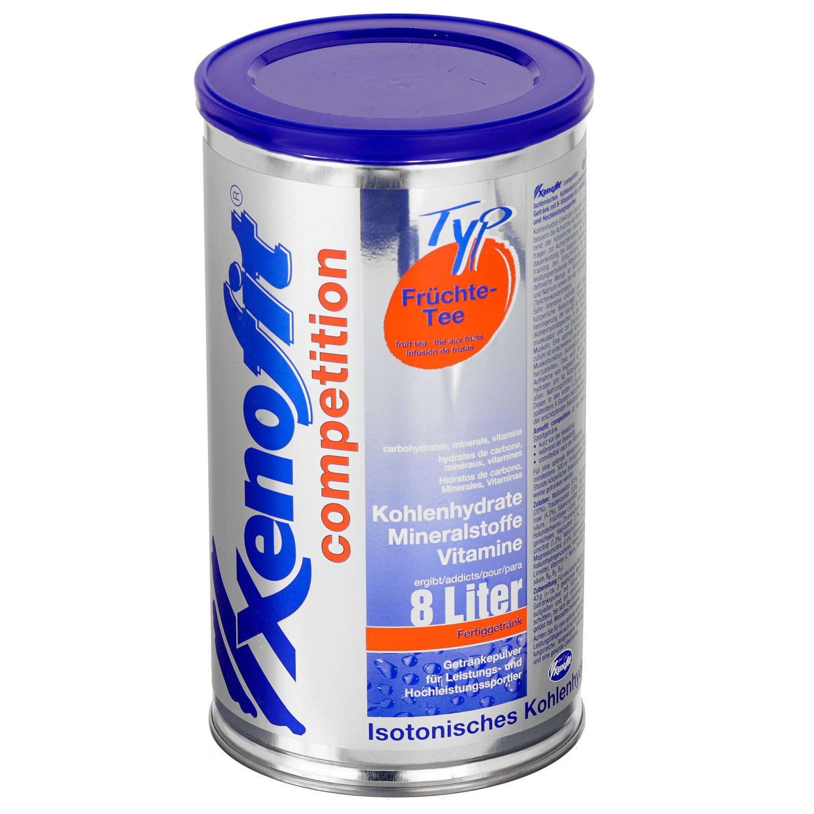 Produktbild von Xenofit Competition Früchte-Tee - Isotonisches Kohlenhydrat-Getränk - 688g