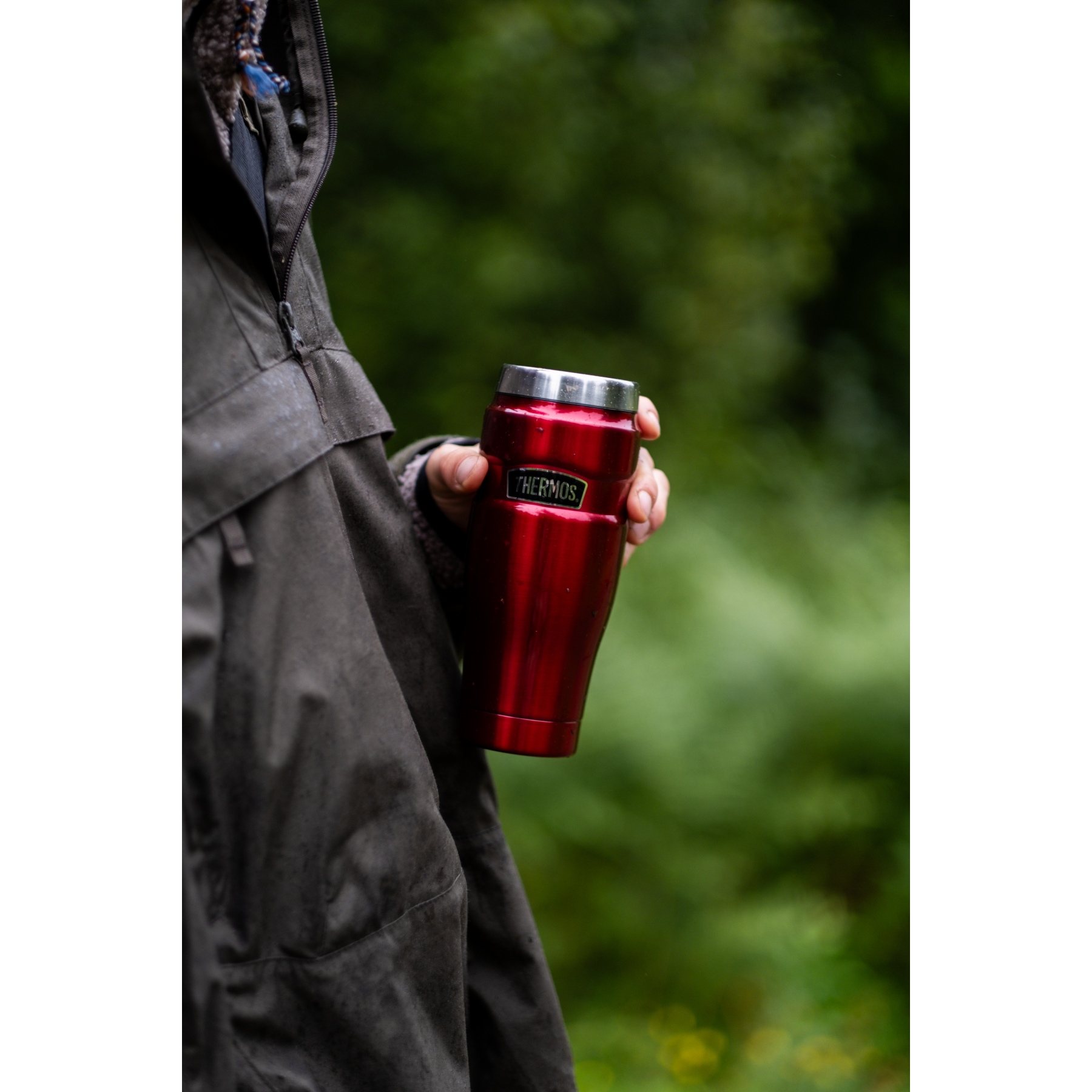 THERMOS® Stainless King Thermobecher 0.47L - cranberry