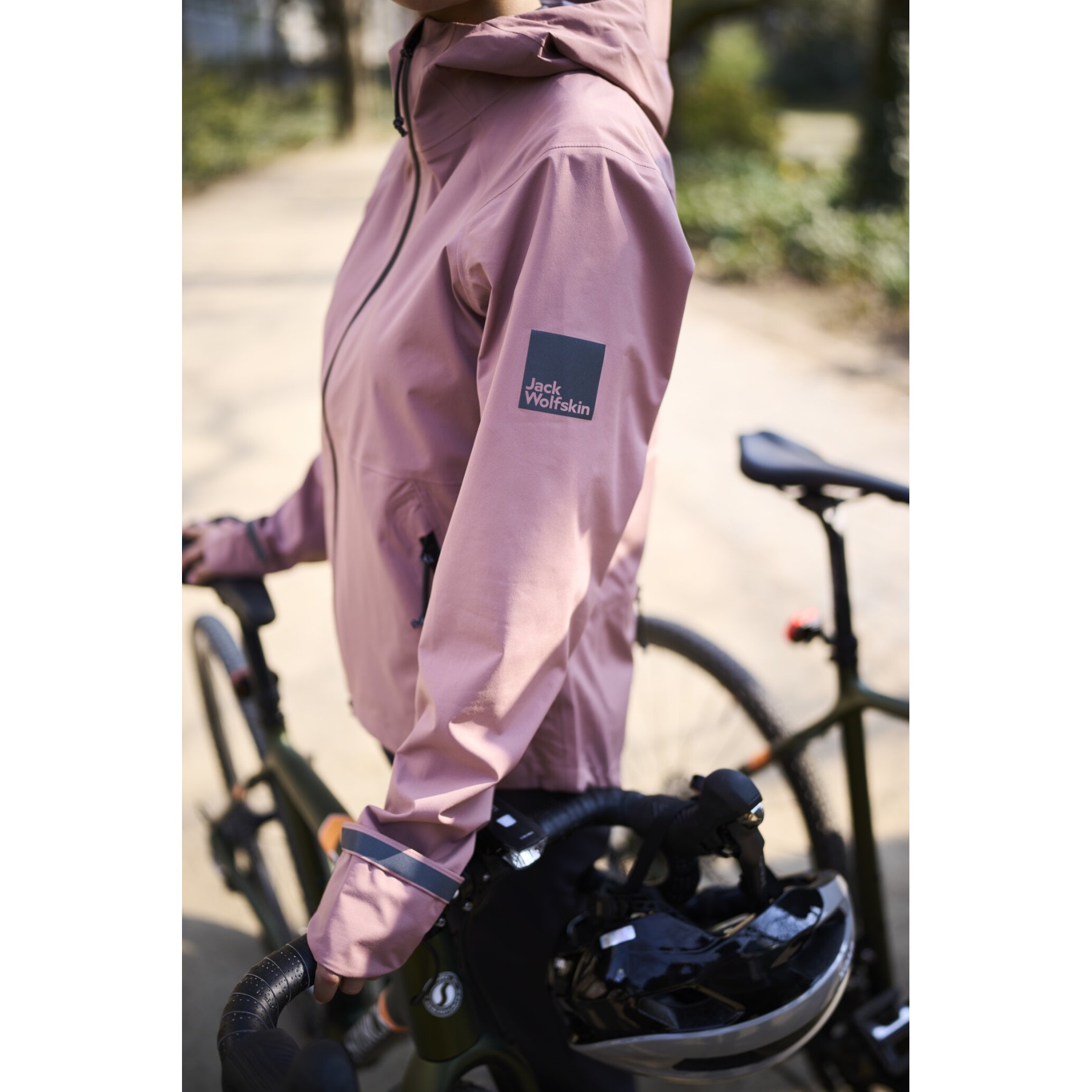 Jack Wolfskin Bike Commute Mono Damen Jacke - quail | BIKE24