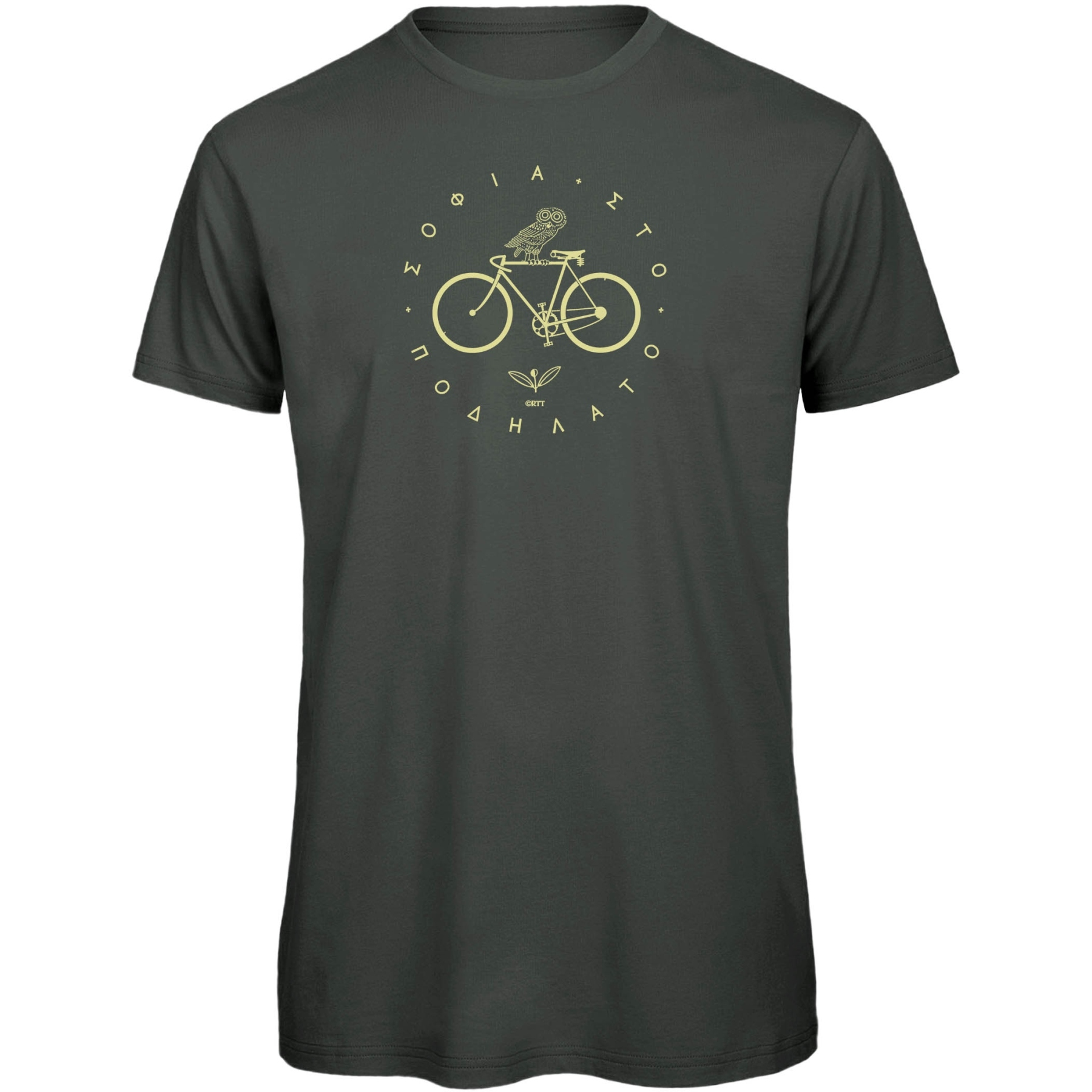 Produktbild von RTTshirts Fahrrad T-Shirt Minerva - dunkelgrau