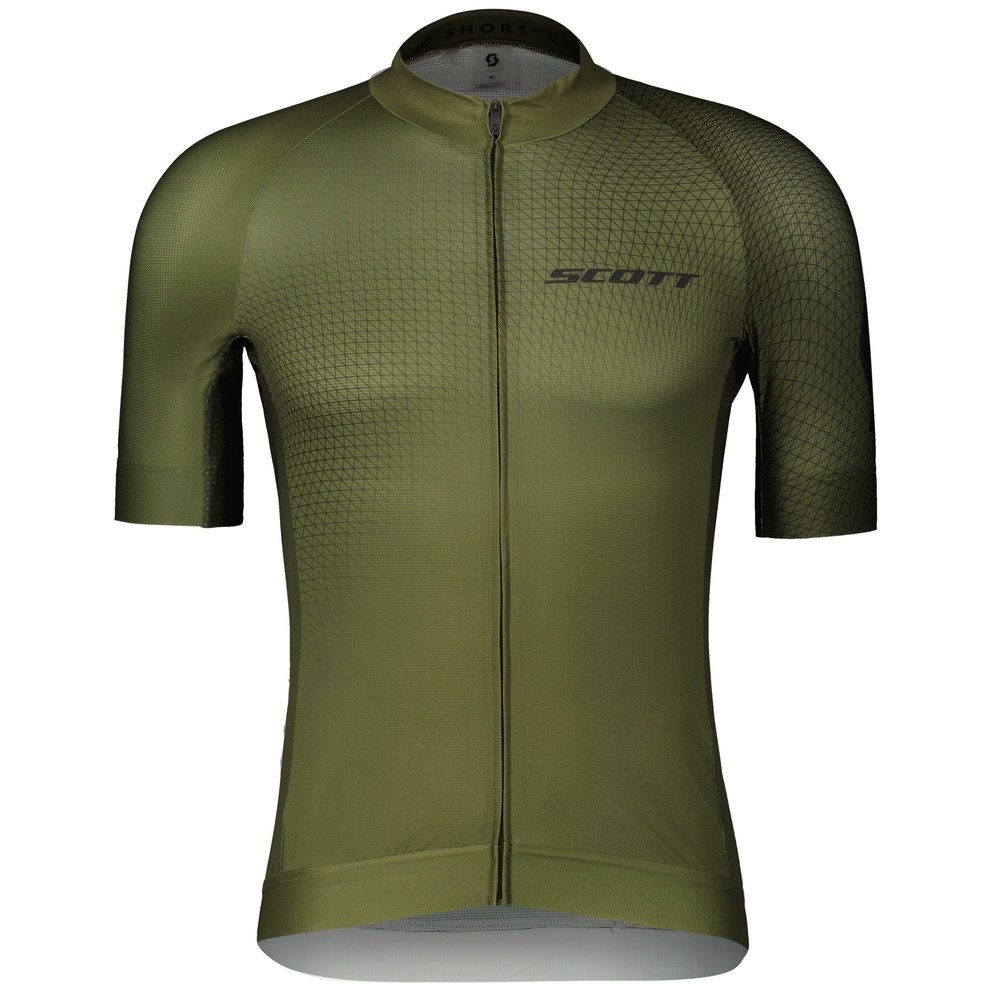 SCOTT RC Premium Short Sleeve Shirt - fir green/dark grey | BIKE24