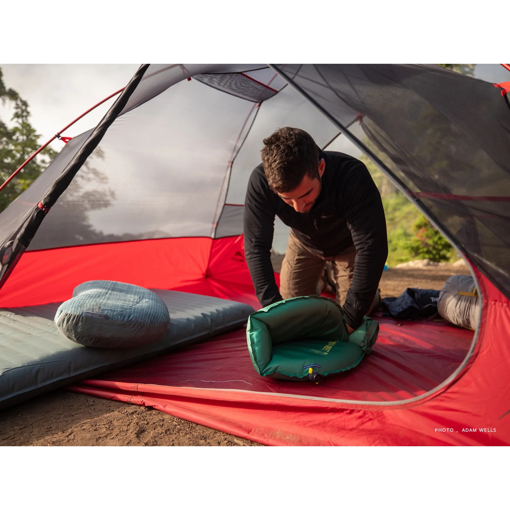 Therm-a-Rest Trail Pro Sleeping Pad - Regular - Pine | BIKE24
