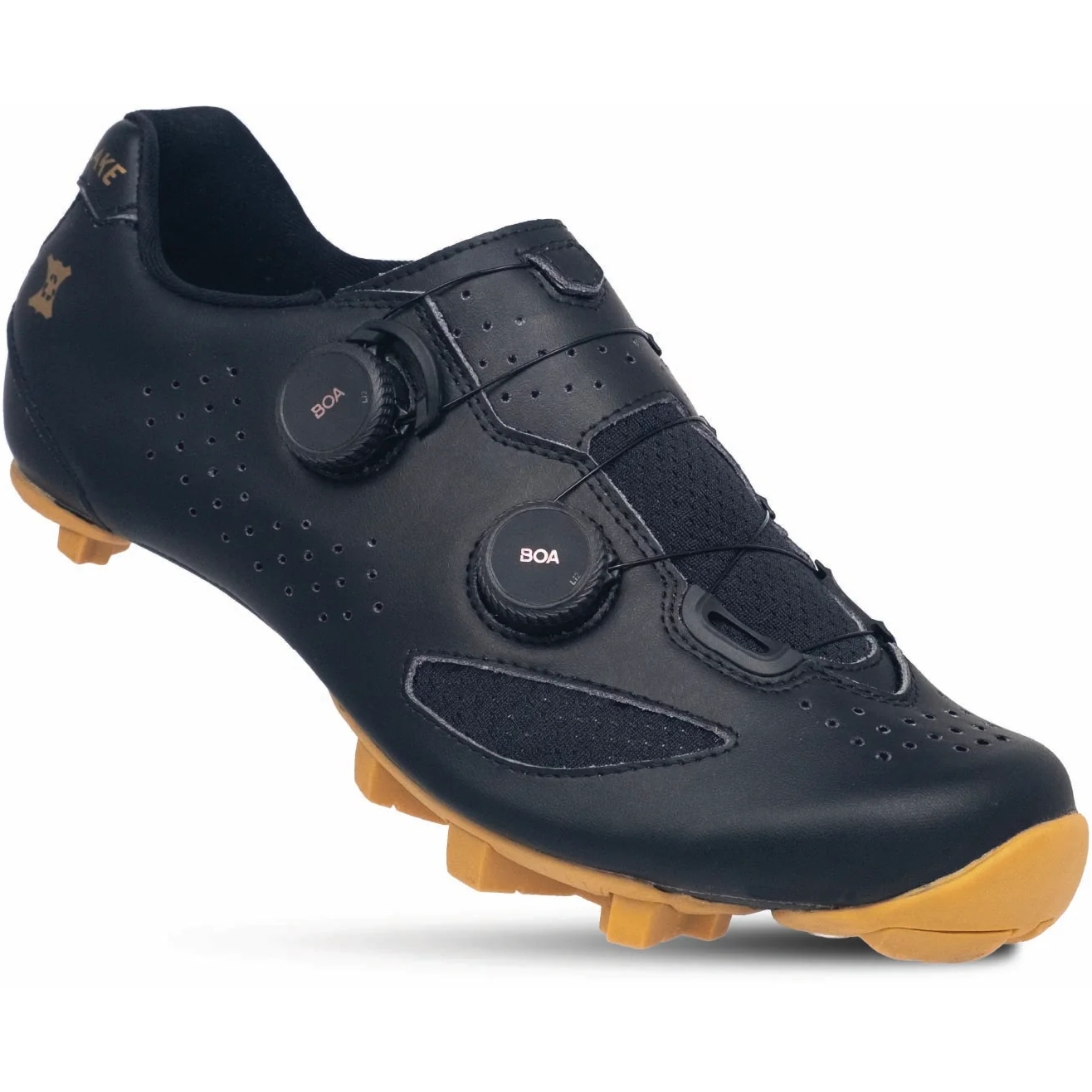 Kuva tuotteesta Lake MX239-X Wide Gravel Pyöräilykengät Mies - recycled leather black/gold