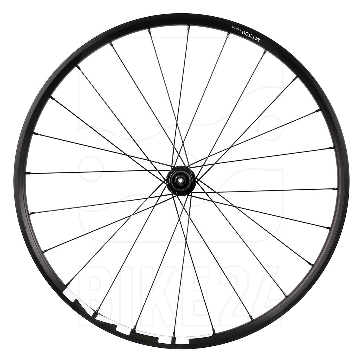 Image of Shimano WH-MT500-CL Rear Wheel - 27.5" | Clincher | Centerlock - QR 135 - HG