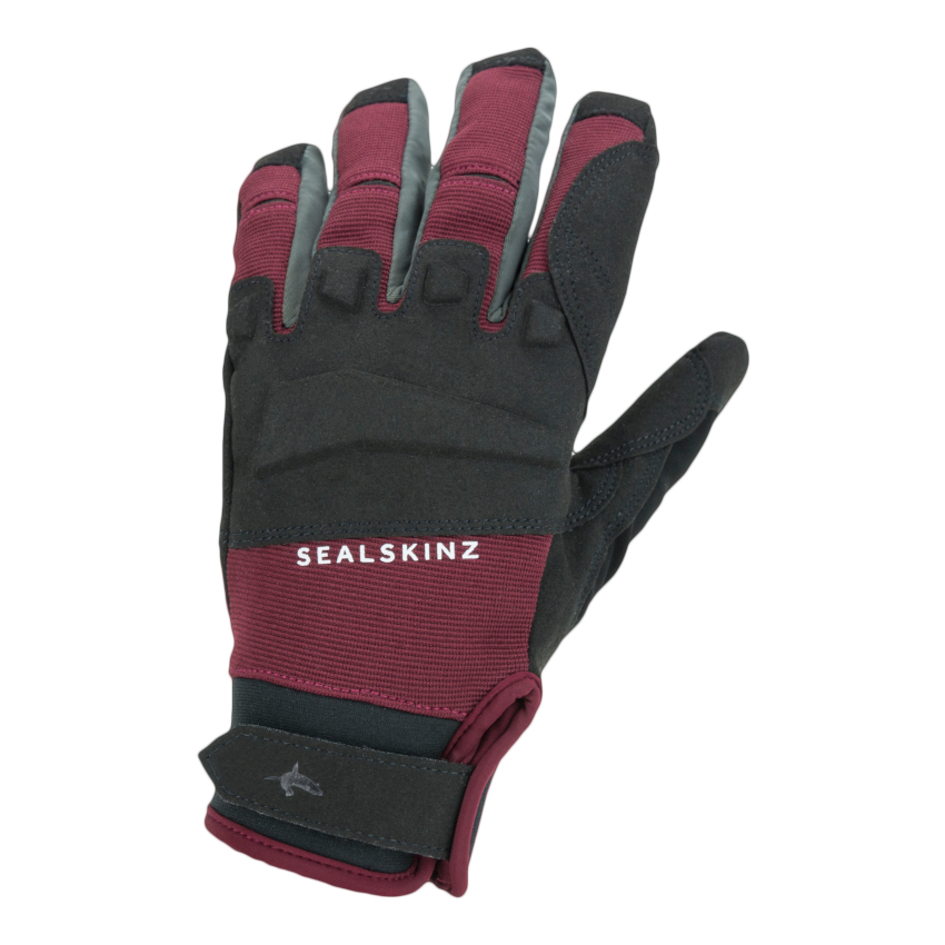 Produktbild von SealSkinz Wasserdichte Allwetter-MTB-Handschuhe - Schwarz/Rot