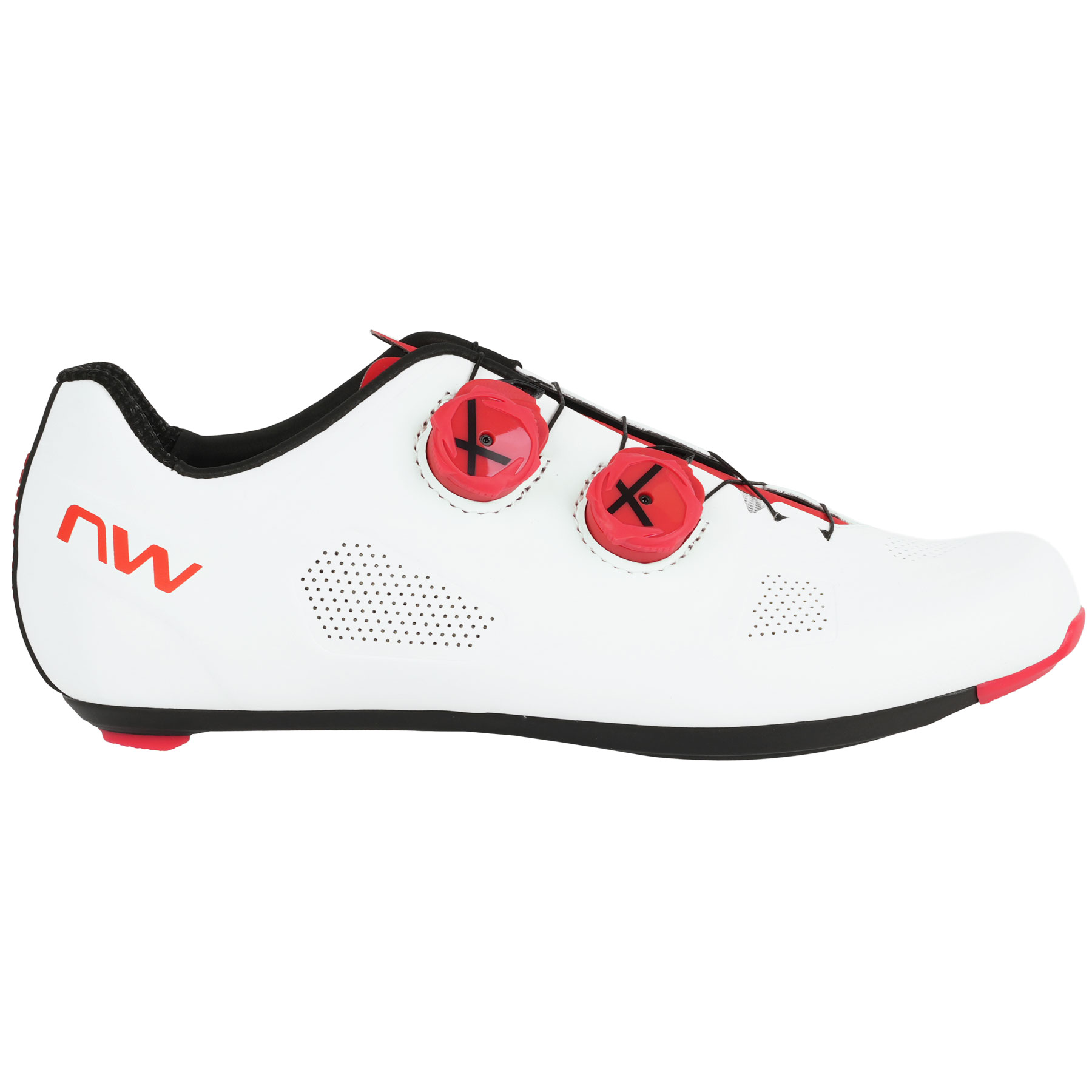 Picture of Northwave Revolution Road Shoes Men - white/red fluo 54