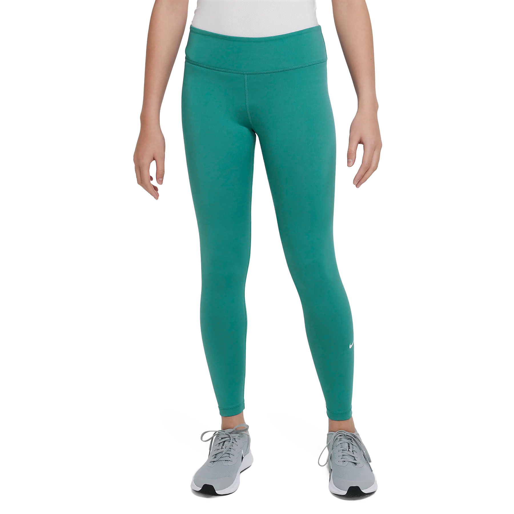 Nike Dri-FIT One Legging Kids - clear jade/white DQ8836-317 | BIKE24