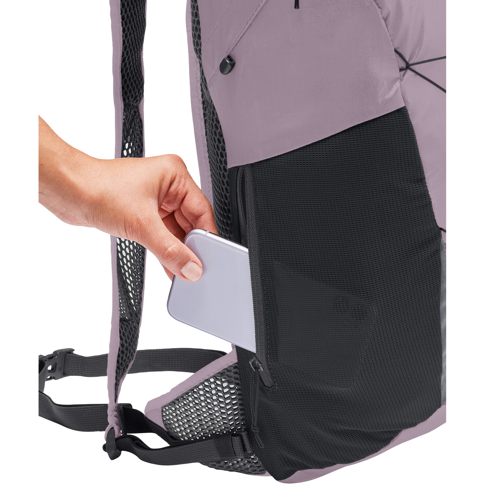 Sac à Dos Randonnée Vaude Hochgrat 25 Litres Gris - Neuf Avec Compartiment à Couvercle Tunnel