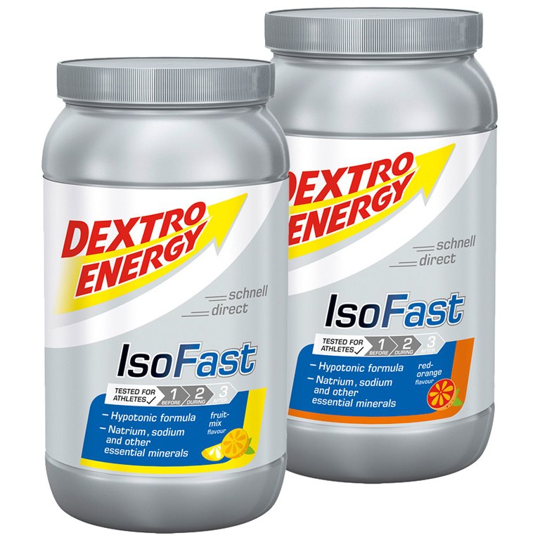 Produktbild von Dextro Energy IsoFast - Hypotones Kohlenhydrat-Getränkepulver - 1120g