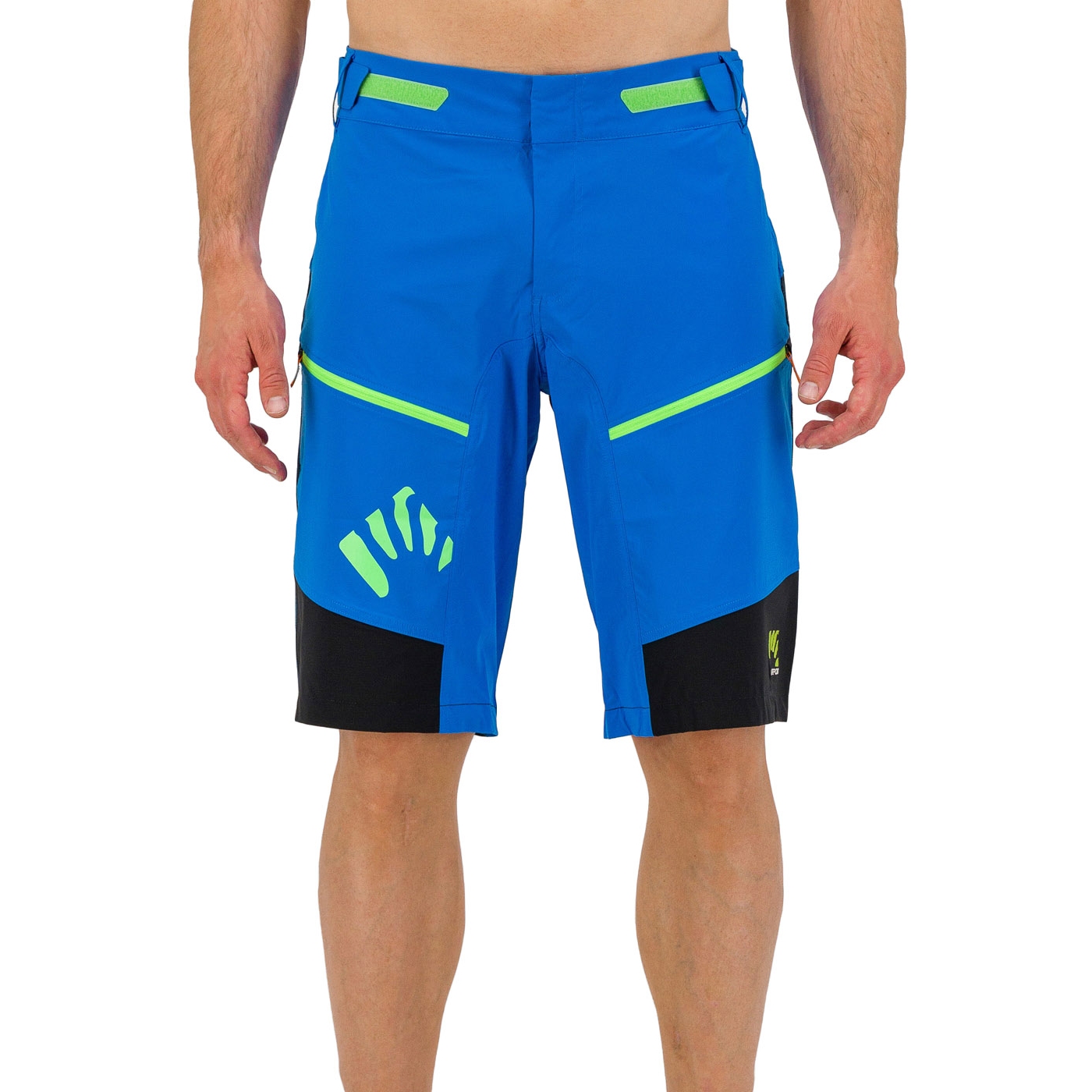 Picture of Karpos Rapid MTB Baggy Shorts - indigo blue/black/green fluo