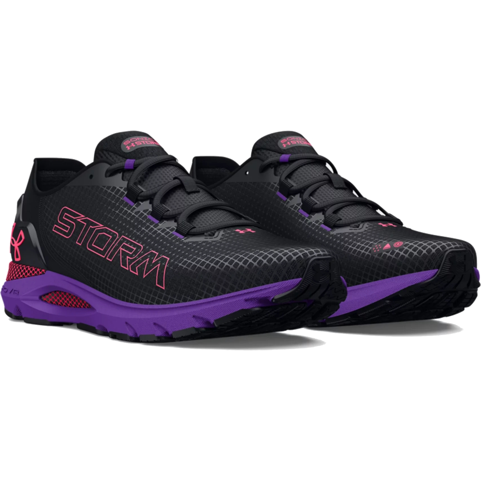 Picture of Under Armour UA HOVR™ Sonic 6 Storm Running Shoes Women - Black/Metro Purple/Black