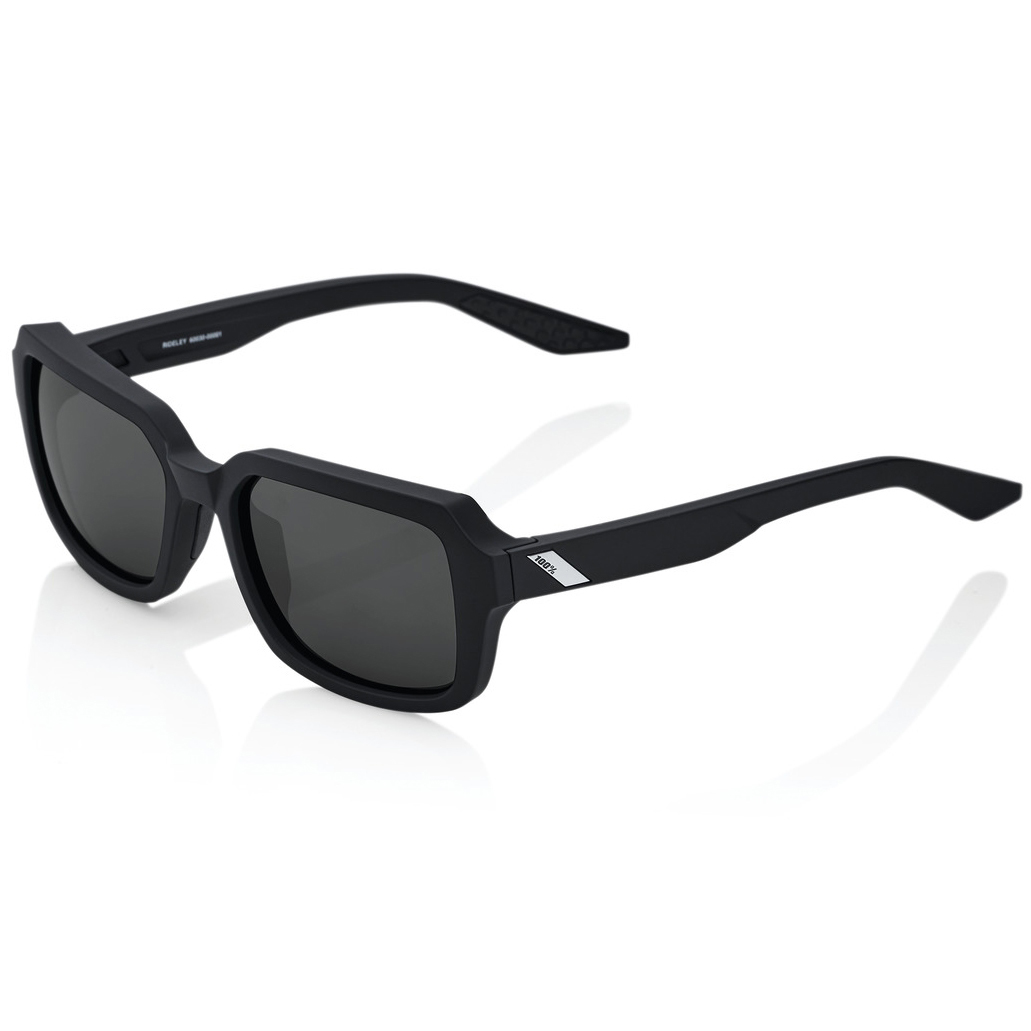 100% Очки Rideley Glasses - Мягкий черный дымчатый оттенок