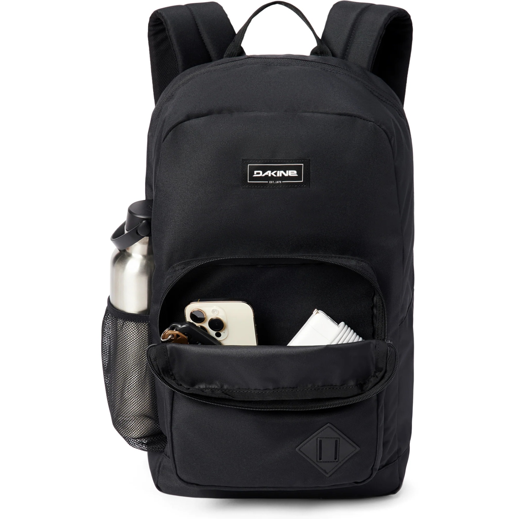 dakine black leather backpack 50L Boot Pack - Coated ensuring your tech is safe wherever you go Dakine Mission Street Pack Black