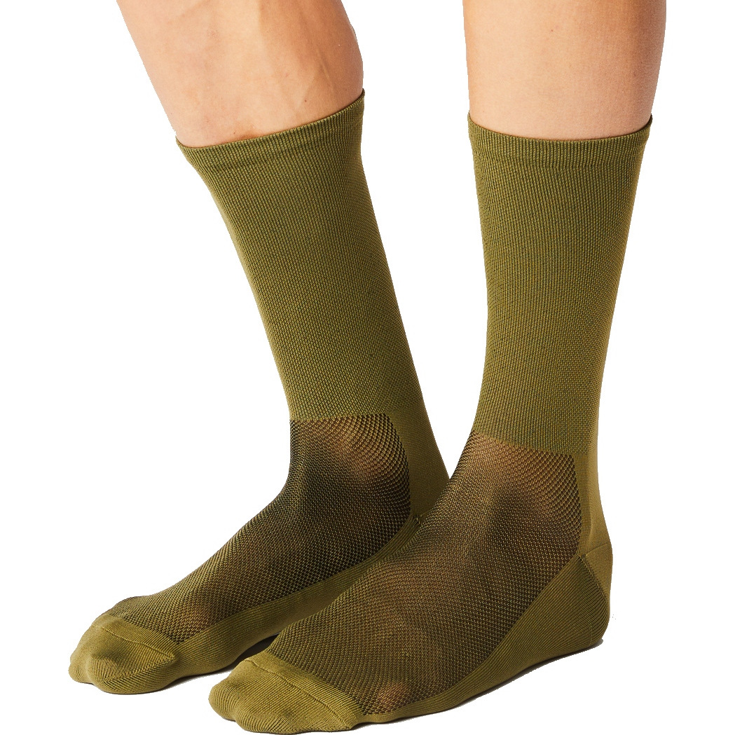Picture of FINGERSCROSSED Classic Cycling Socks - Olive #008