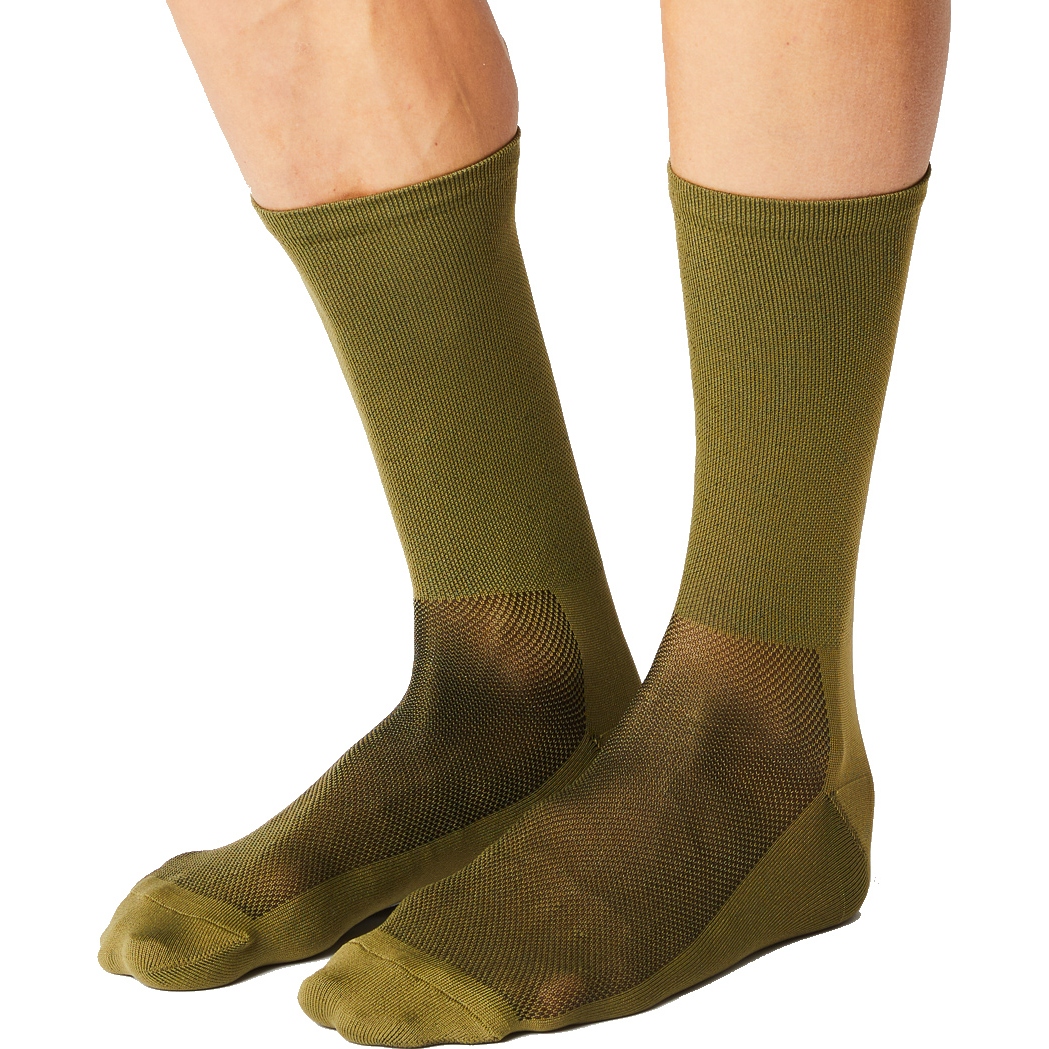 Photo produit de FINGERSCROSSED Chaussettes Vélo - Classic - Olive #008