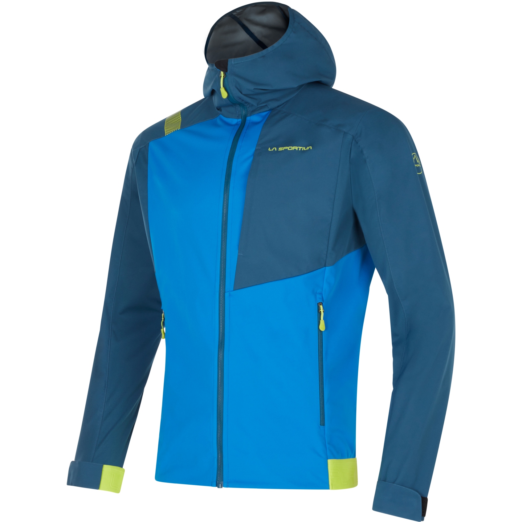 La Sportiva Macnas Softshell Jacket Men - Electric Blue/Storm Blue | BIKE24