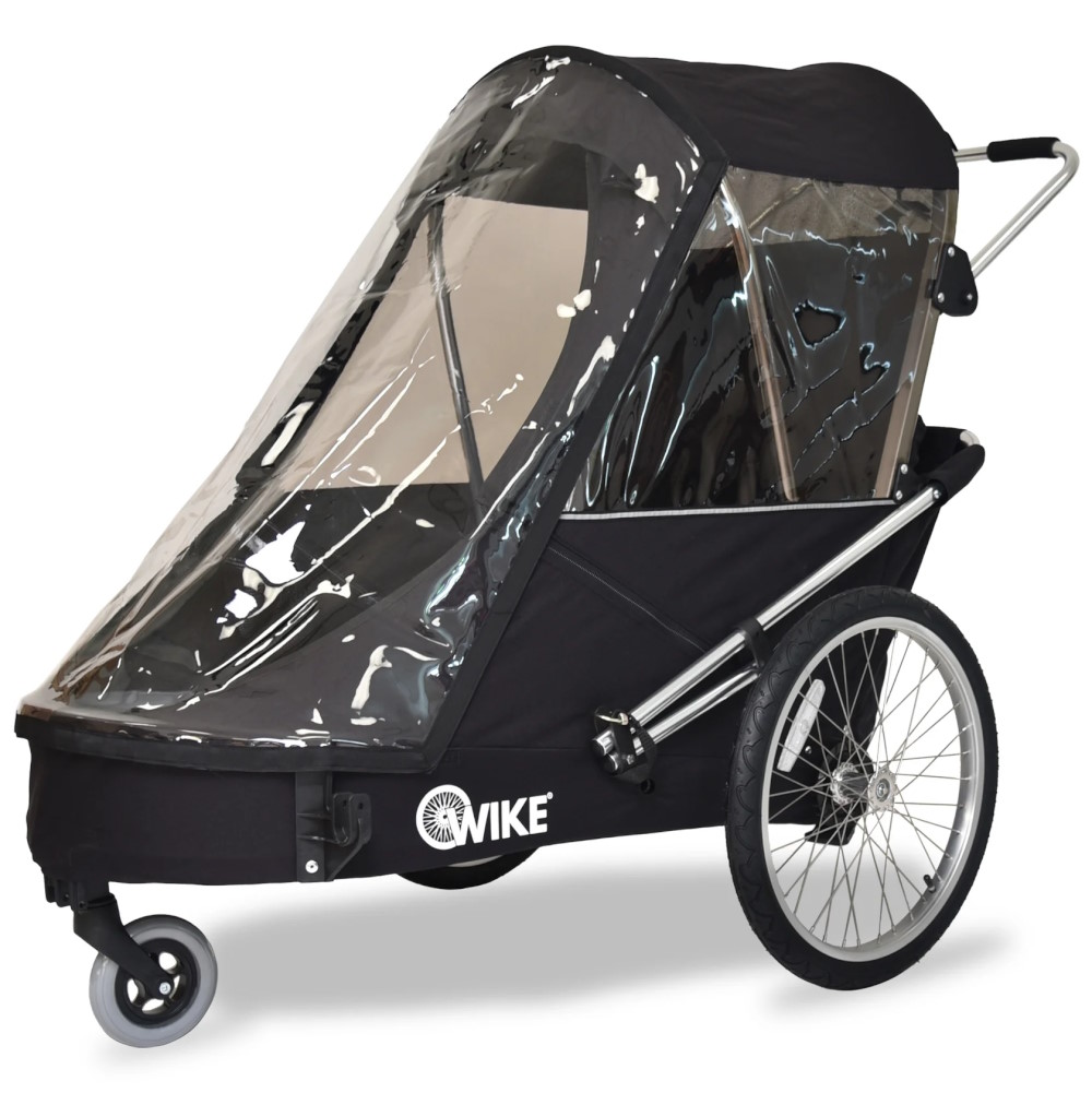 Wike Special Needs Bike Trailer Includes Stroller and Jogging Kit black