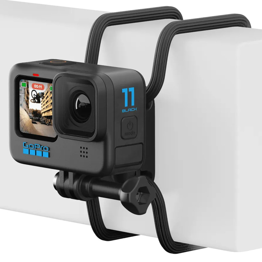 Support long pour caméra d'action (GoPro) à base ronde