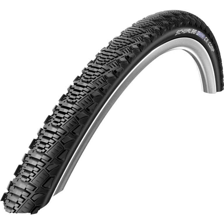 Schwalbe Lugano II Active - Folding Tire - 25-622 - Red Stripes | BIKE24
