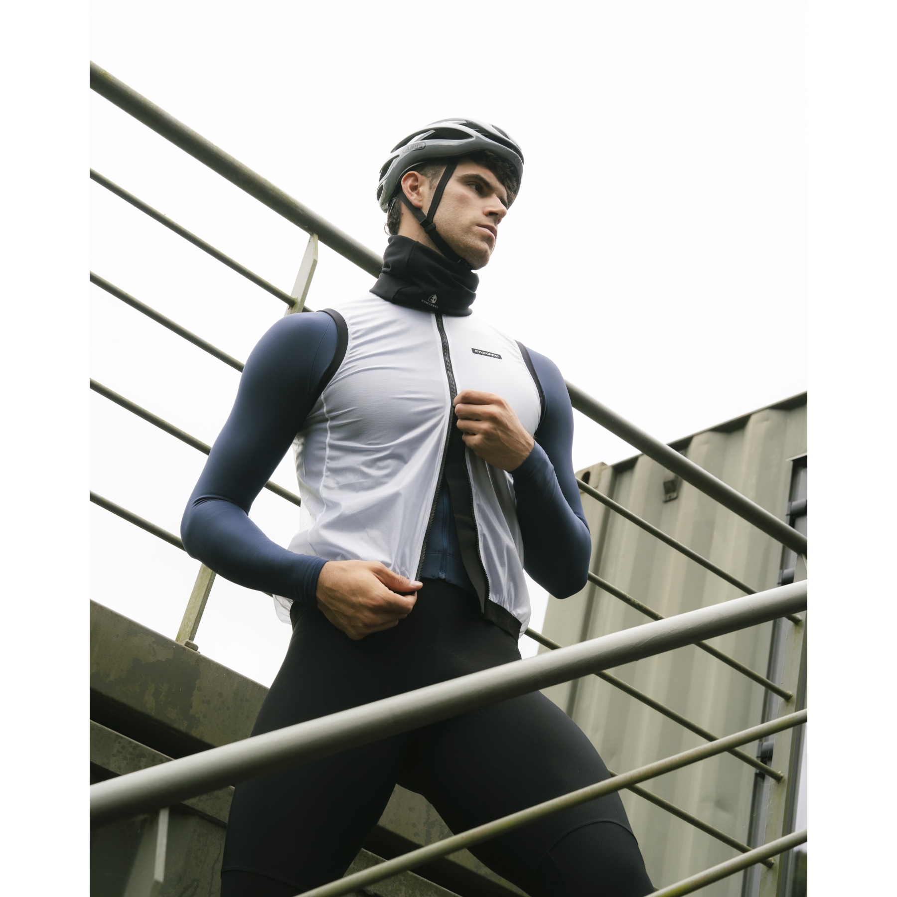 ETXEONDO ALDE S/S JERSEY Sサイズ Etxeondo Alde Thermo Longsleeve Jersey Men - Navy Blue | BIKE24