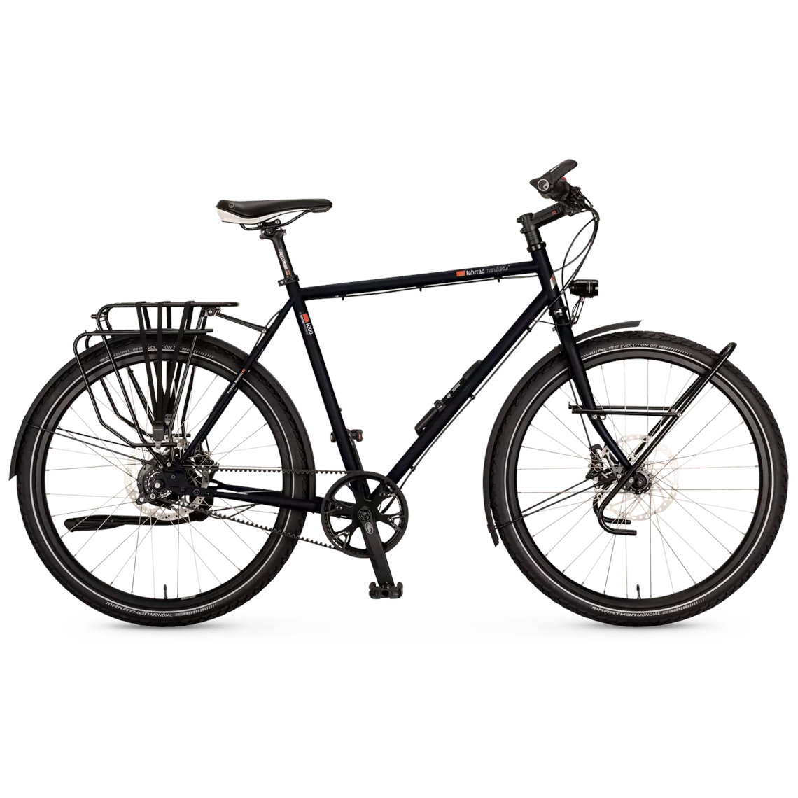 Productfoto van vsf fahrradmanufaktur TX-1000 Rohloff - Men Trekking Bike with Belt Drive - 2023 - ebony matt