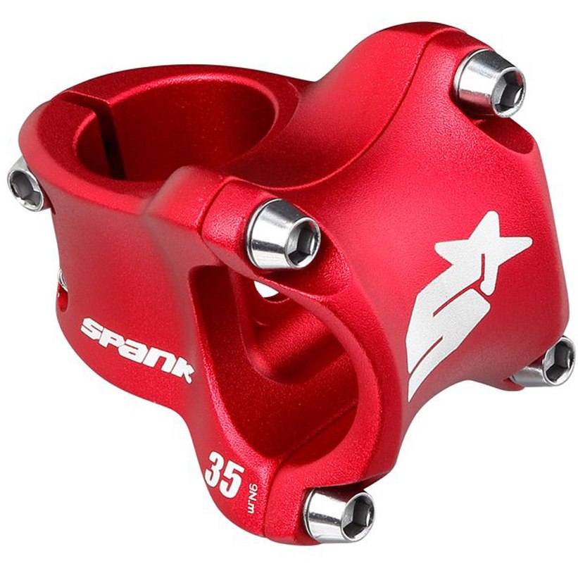 Picture of Spank Spike Race 2.0 - 31.8 Stem - shotpeen red
