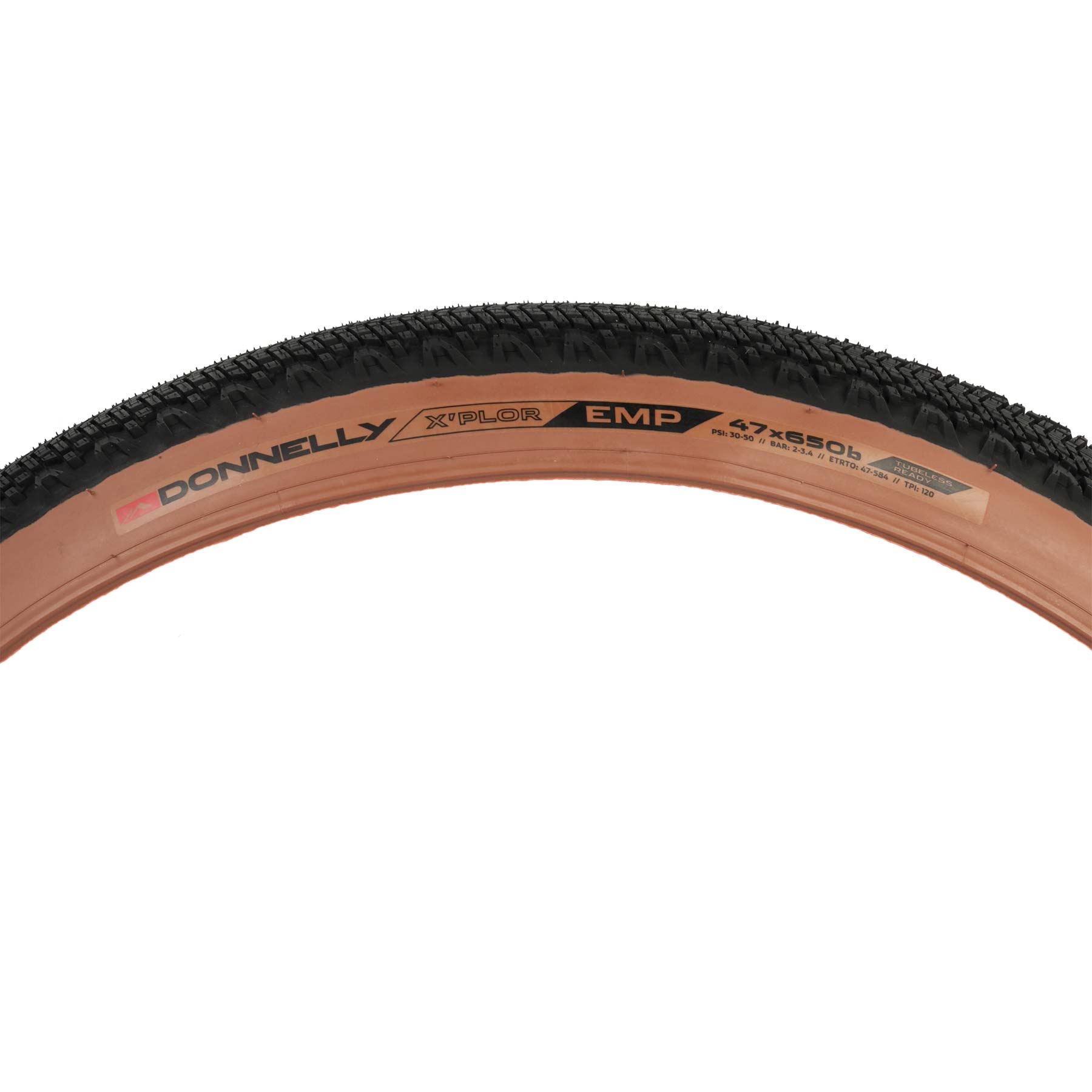 Produktbild von Donnelly EMP Faltreifen - Tubeless Ready - 47-584 - tan
