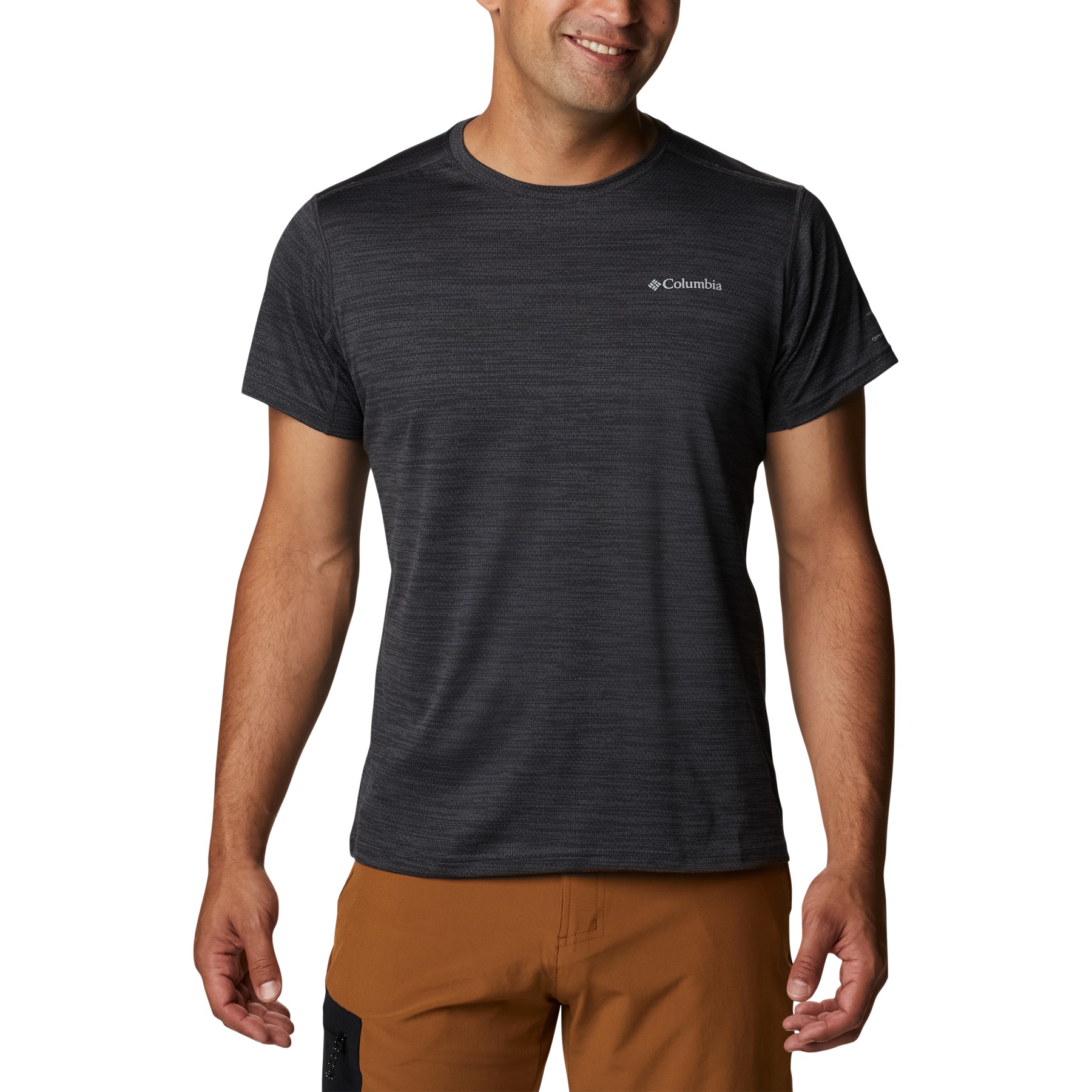 Produktbild von Columbia Alpine Chill Zero Crew T-Shirt Herren - Black Heather