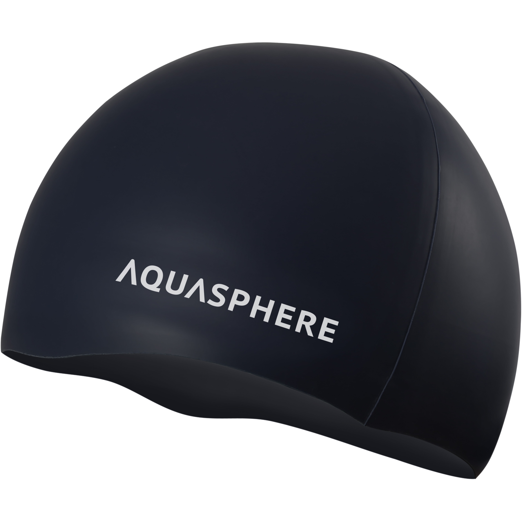 Picture of AQUASPHERE Plain Silicone Swim Cap - Black/White