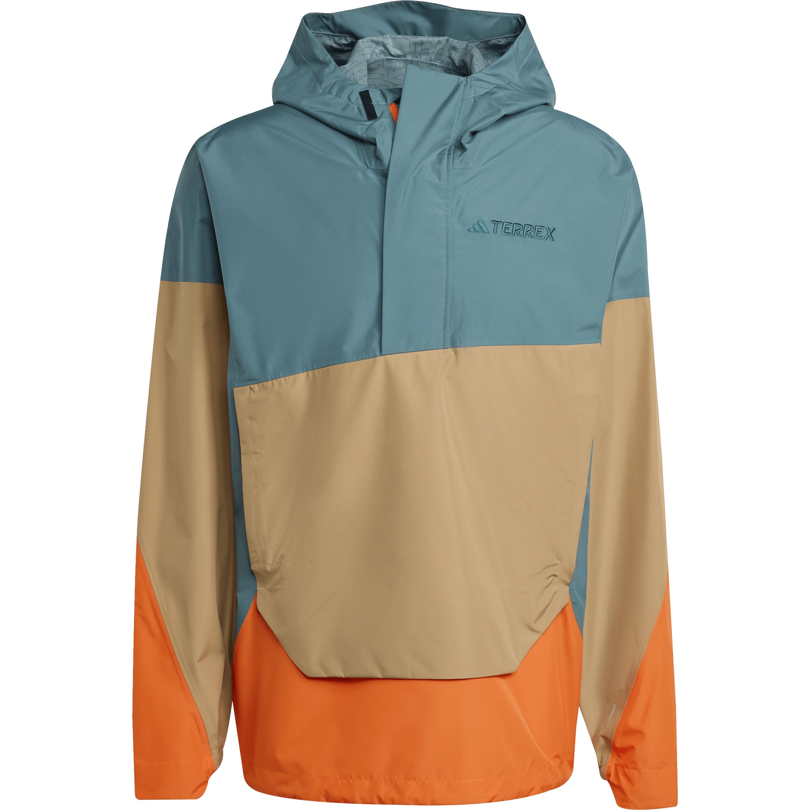adidas TERREX Xploric 2.5L Climaproof Anorak Men - preloved teal