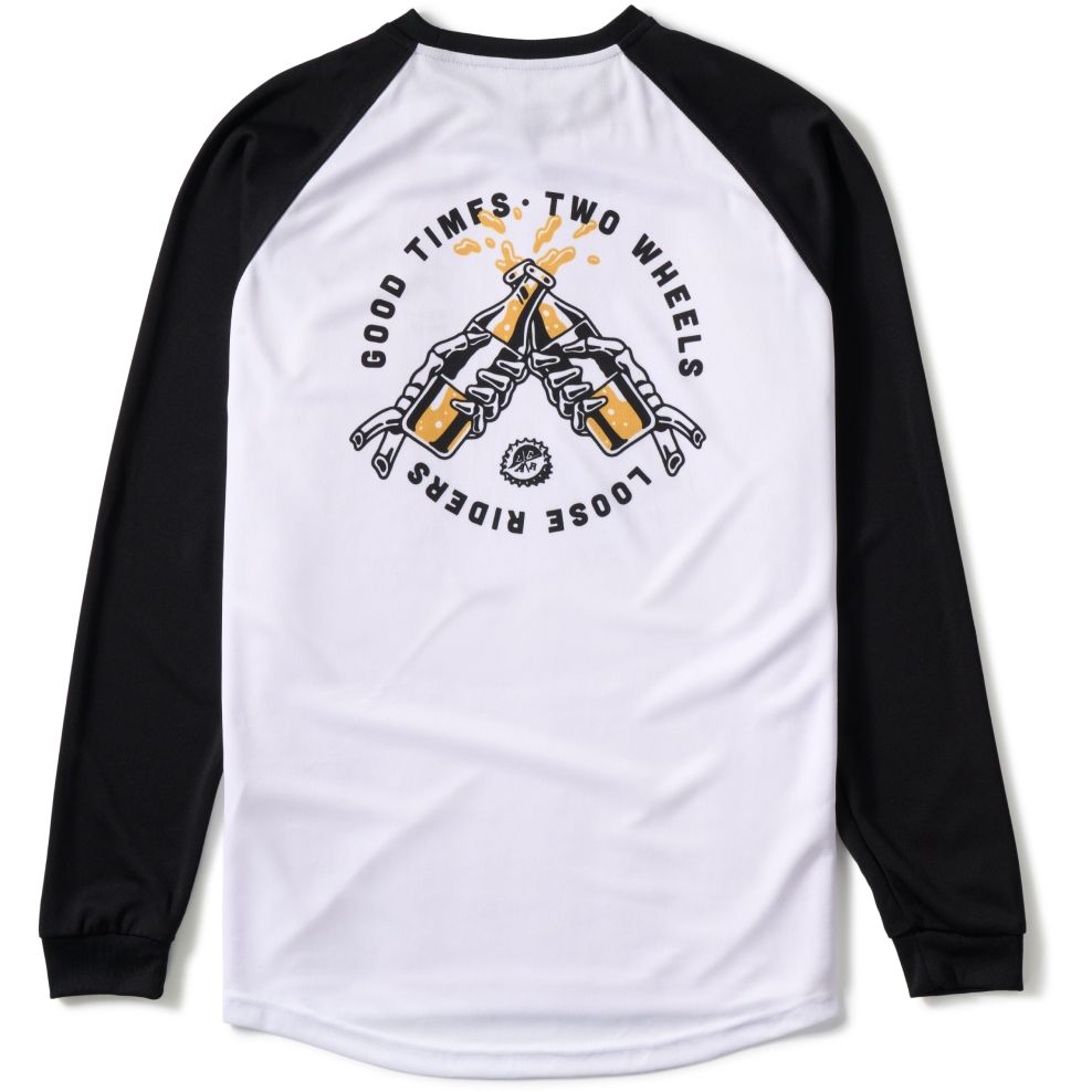 Bild von Loose Riders Grip It! Langarmtrikot Herren - Good Times White