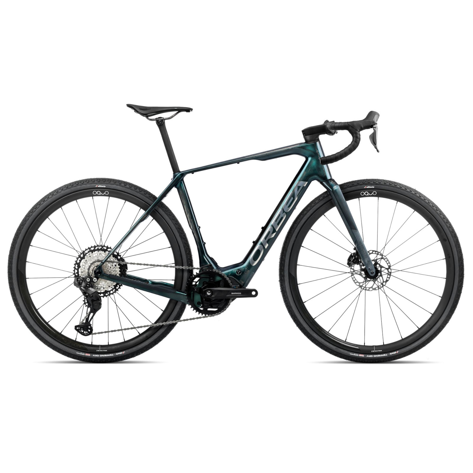 Zdjęcie: Orbea DENNA M20i - XT Di2 Rower Elektryczny Gravel - 2025 - Escape Green (gloss) - Foggy (matt)