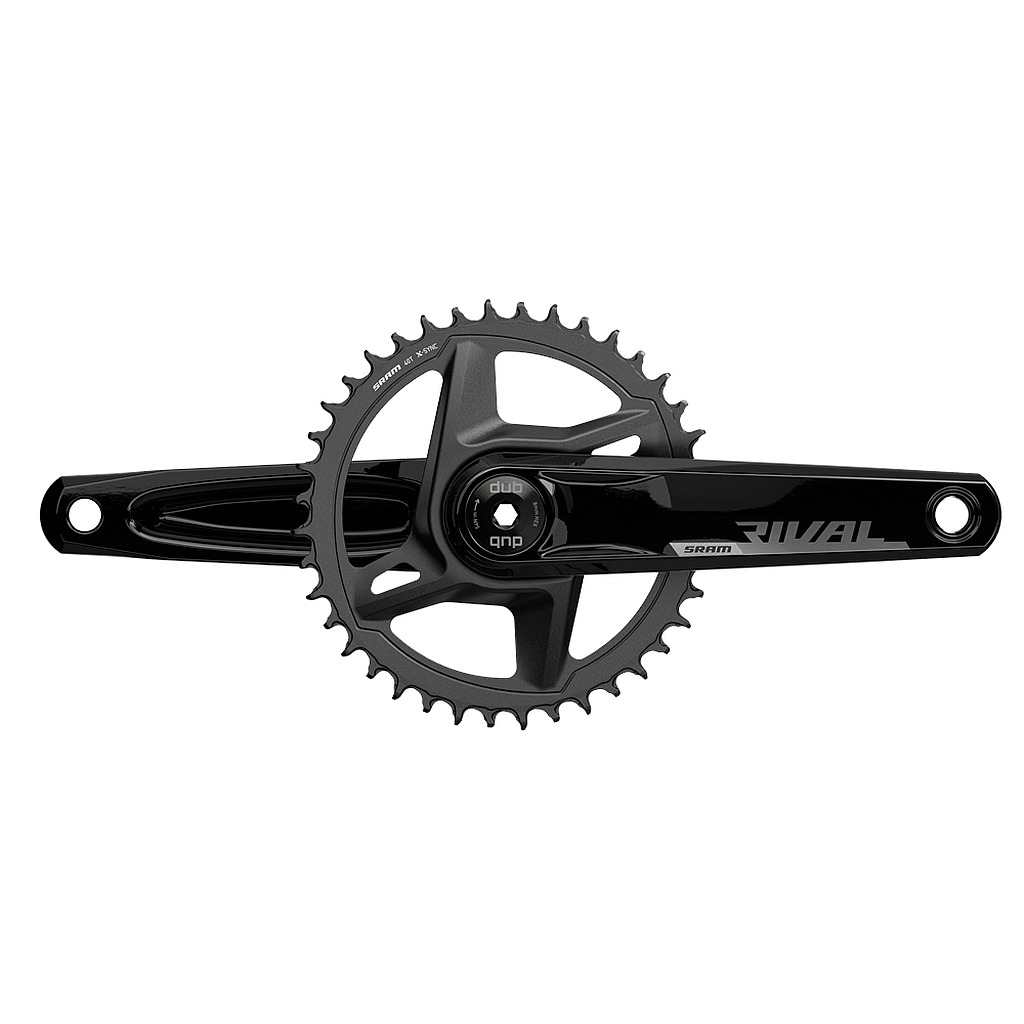 Picture of SRAM Rival 1 Wide (D1) Crankset 1x12-speed - 40 Teeth - DUB - black - Chainline 47.5mm