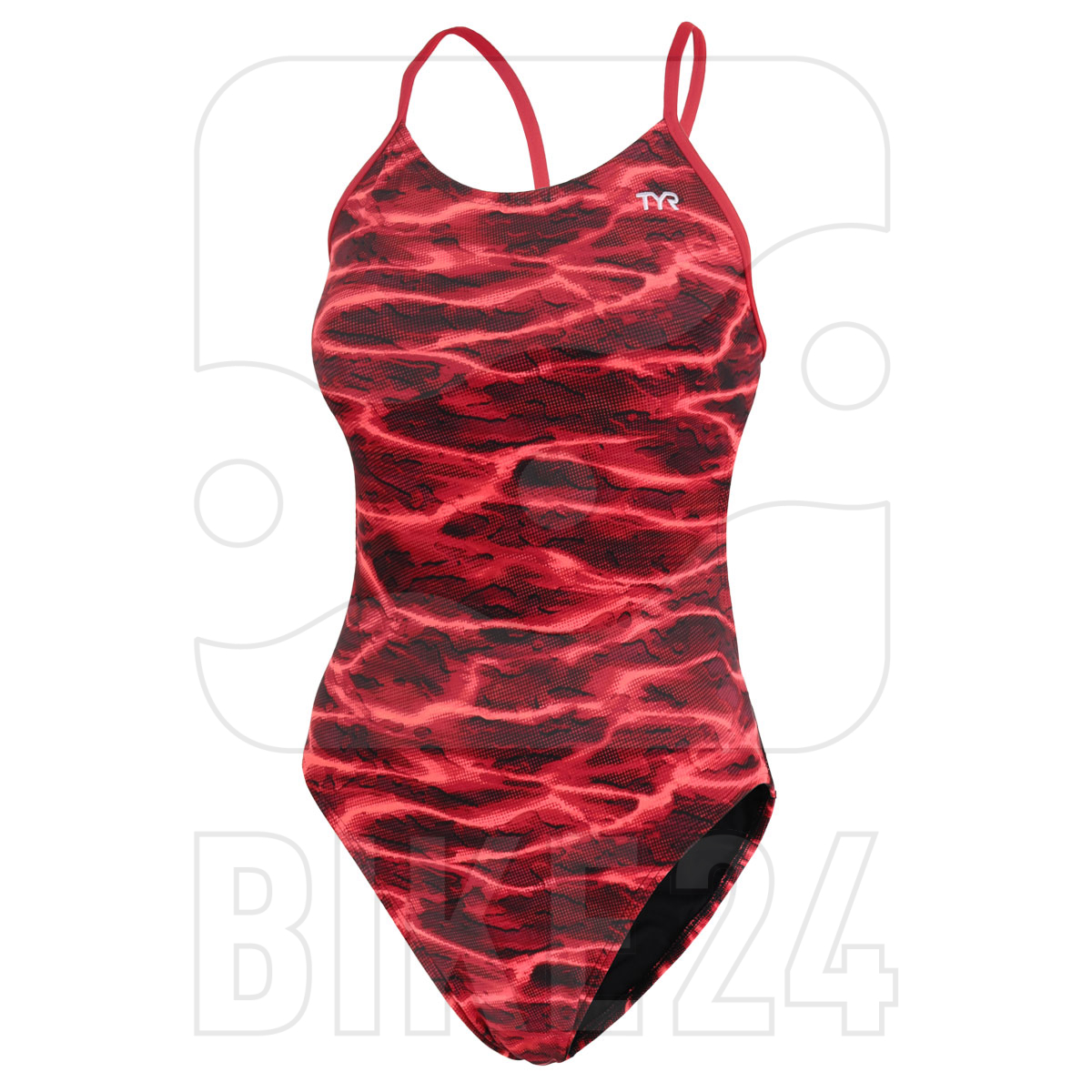 Immagine di TYR Lambent Cutoutfit Bathing Suit - red