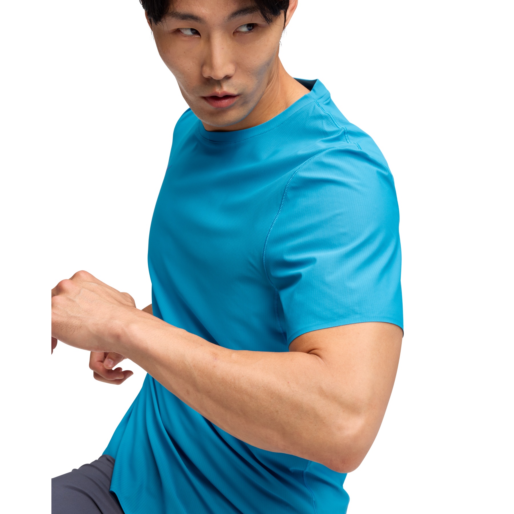 Hoka Airolite 2.0 Short Sleeve Men - hoka blue | BIKE24