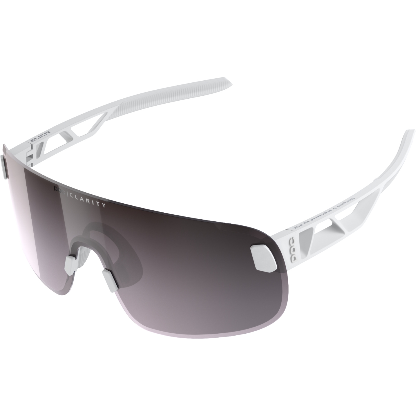 Produktbild von POC Elicit Brille - Hydrogen White / Clarity Road/Sunny Silver + Clear