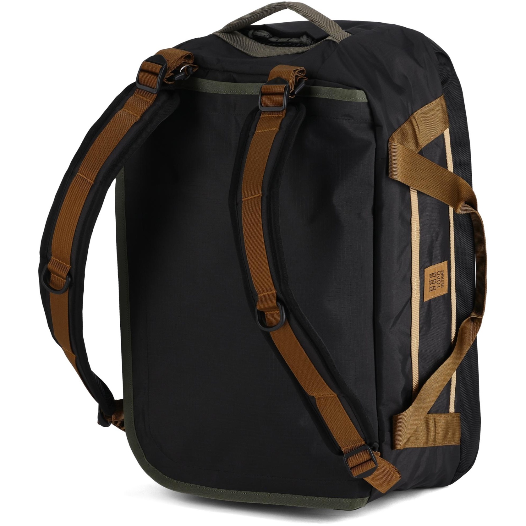 Topo Designs Mountain Duffel Travel Bag 40L Black/Neutral