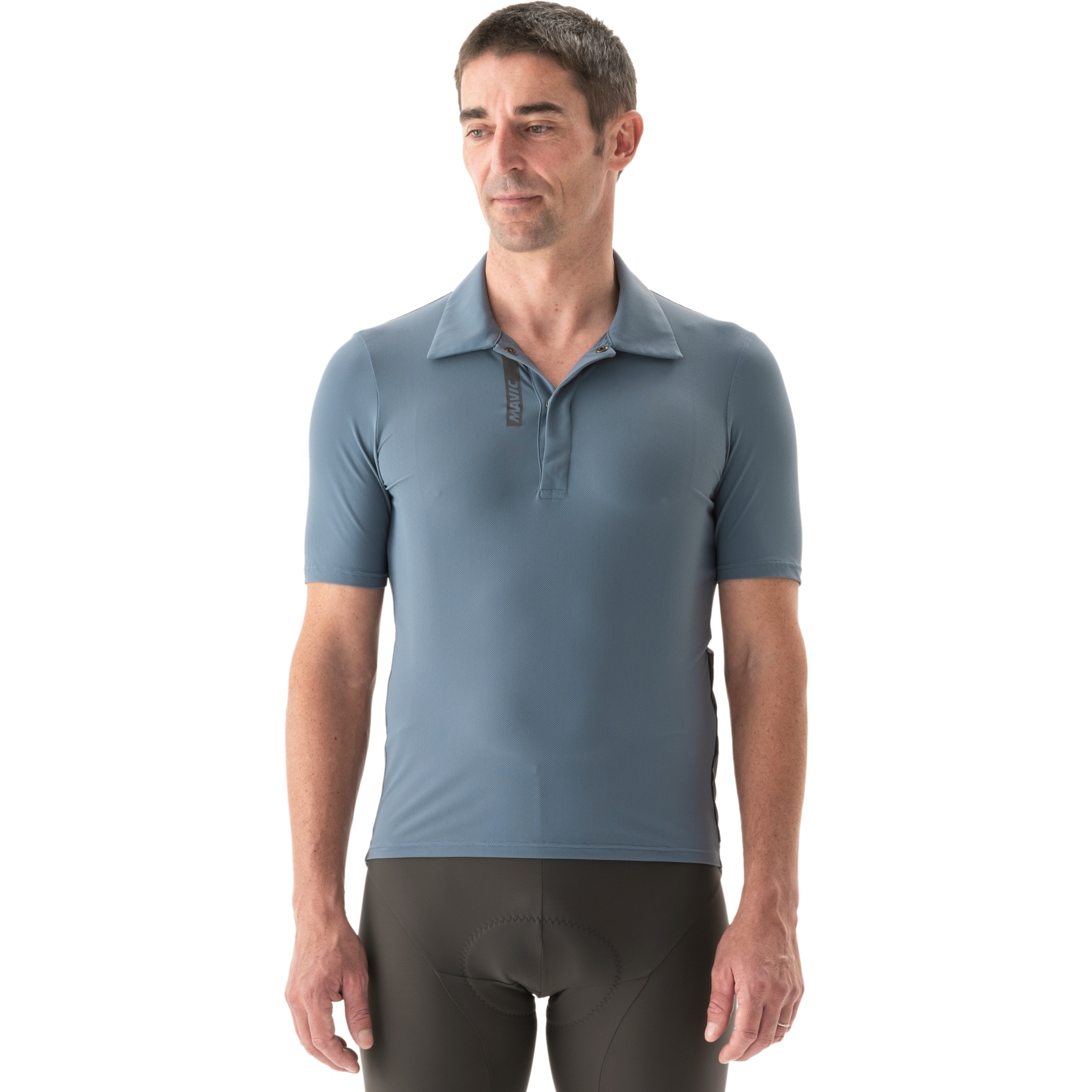 Maillot Manches Courtes Mavic Allroad Total Eclipse / Gris Foncé