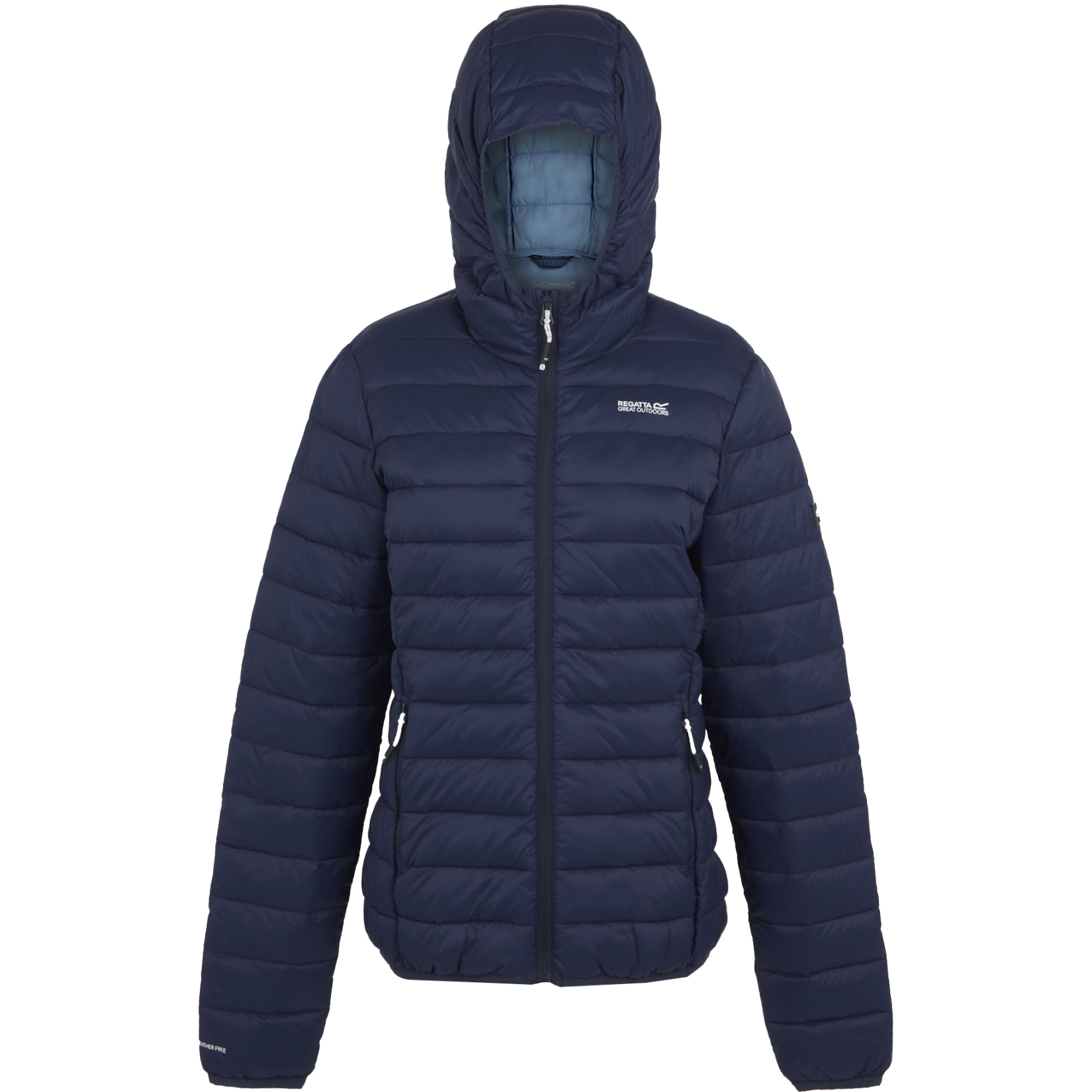 Veste à Capuche Regatta Bleue Taille 12 Femme - Imperméable, Poches Zippées - Occasion Parfait état
